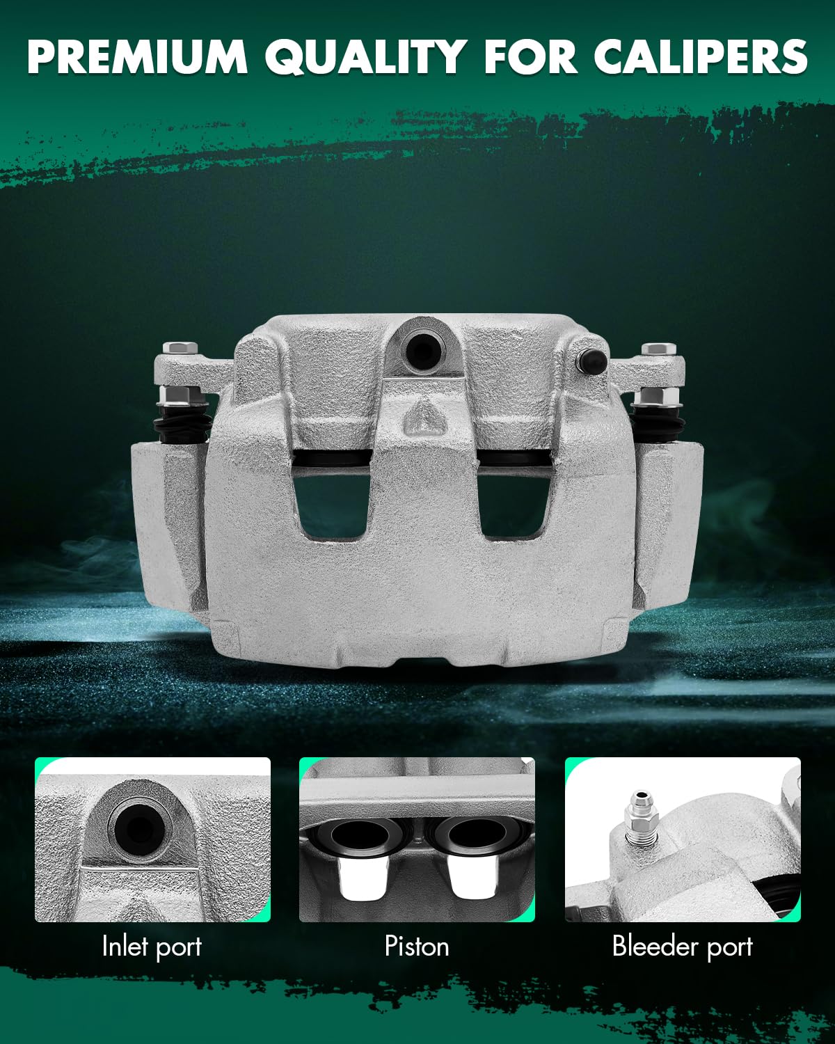 Scitoo 18B5054 Front Left Disc Brake Caliper Assembly W/Bracket For Chrysler For Aspen,For Dodge For Dakota/For Durango/For Ram