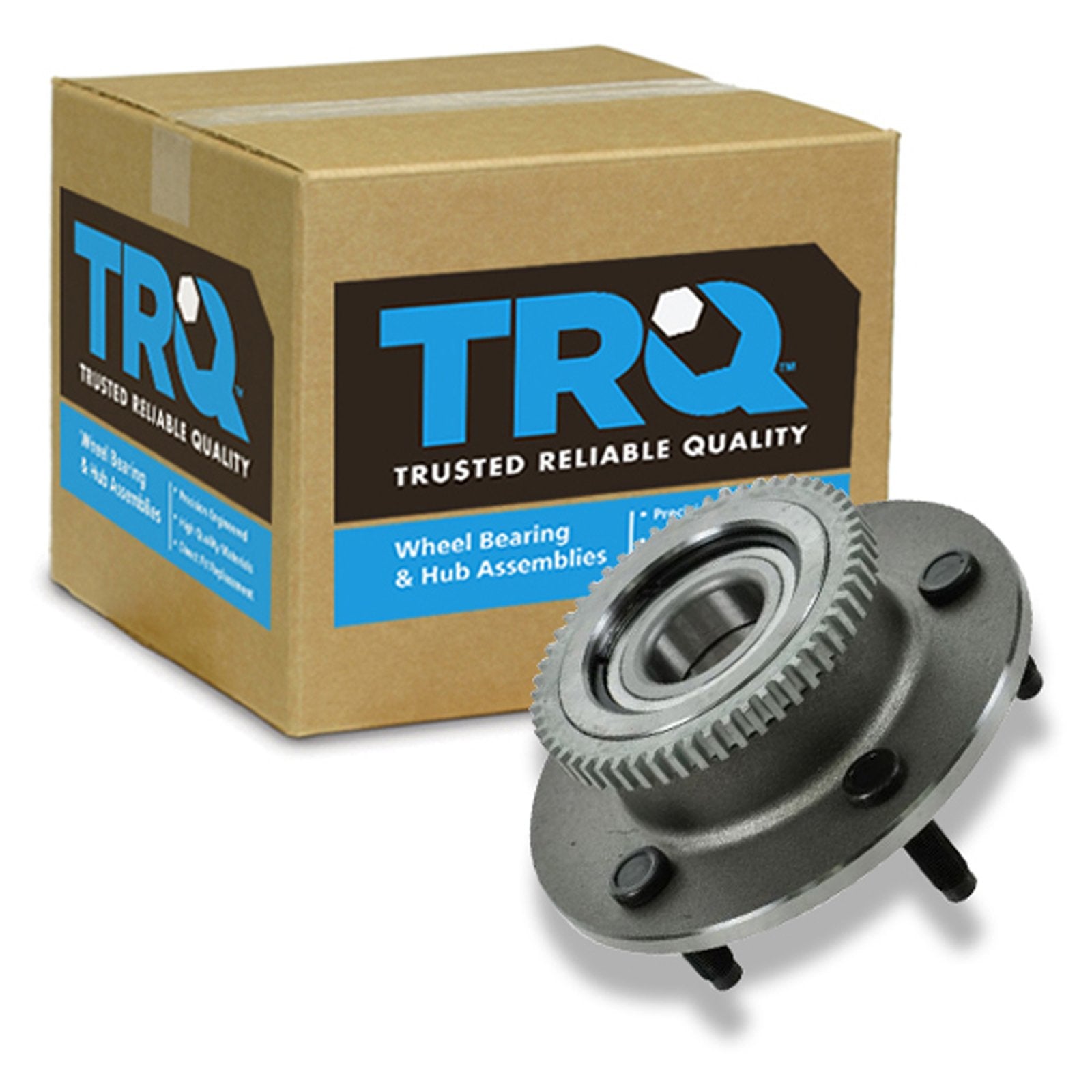 Trq Front Wheel Bearing & Hub Assembly With Abs Sensor Compatible With 2000-2001 Dodge Ram 1500