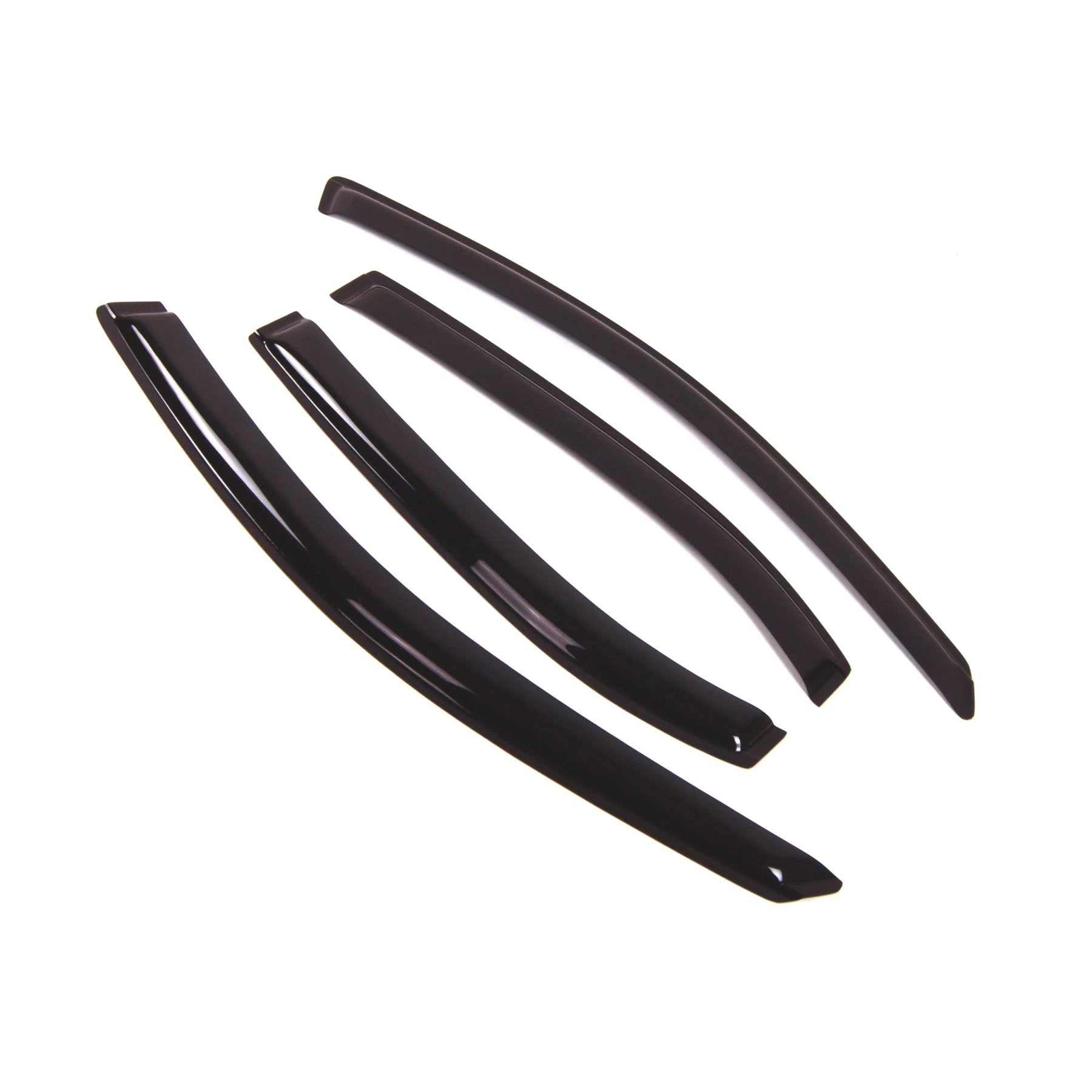 Tuningpros Outside Mount Window Vent Visors Rain Guards Compatible With Lincoln Zephyr 2006-2012 | Side Window Wind Deflectors R