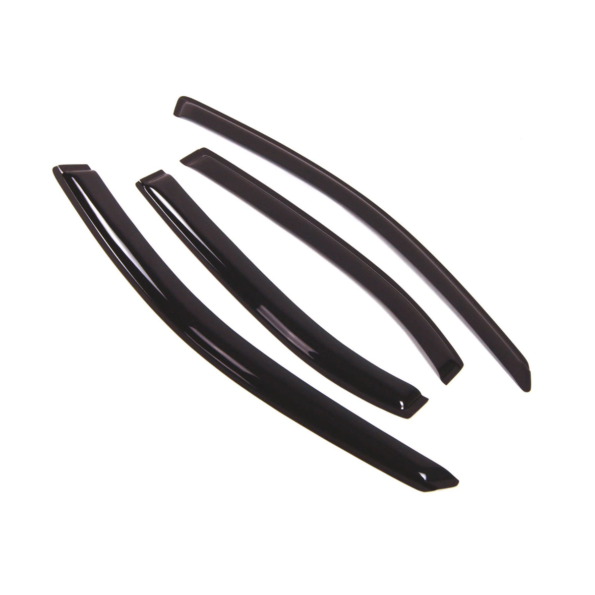 Tuningpros Outside Mount Window Vent Visors Rain Guards Compatible With Mercury Milan 2006-2010 | Side Window Wind Deflectors Ra