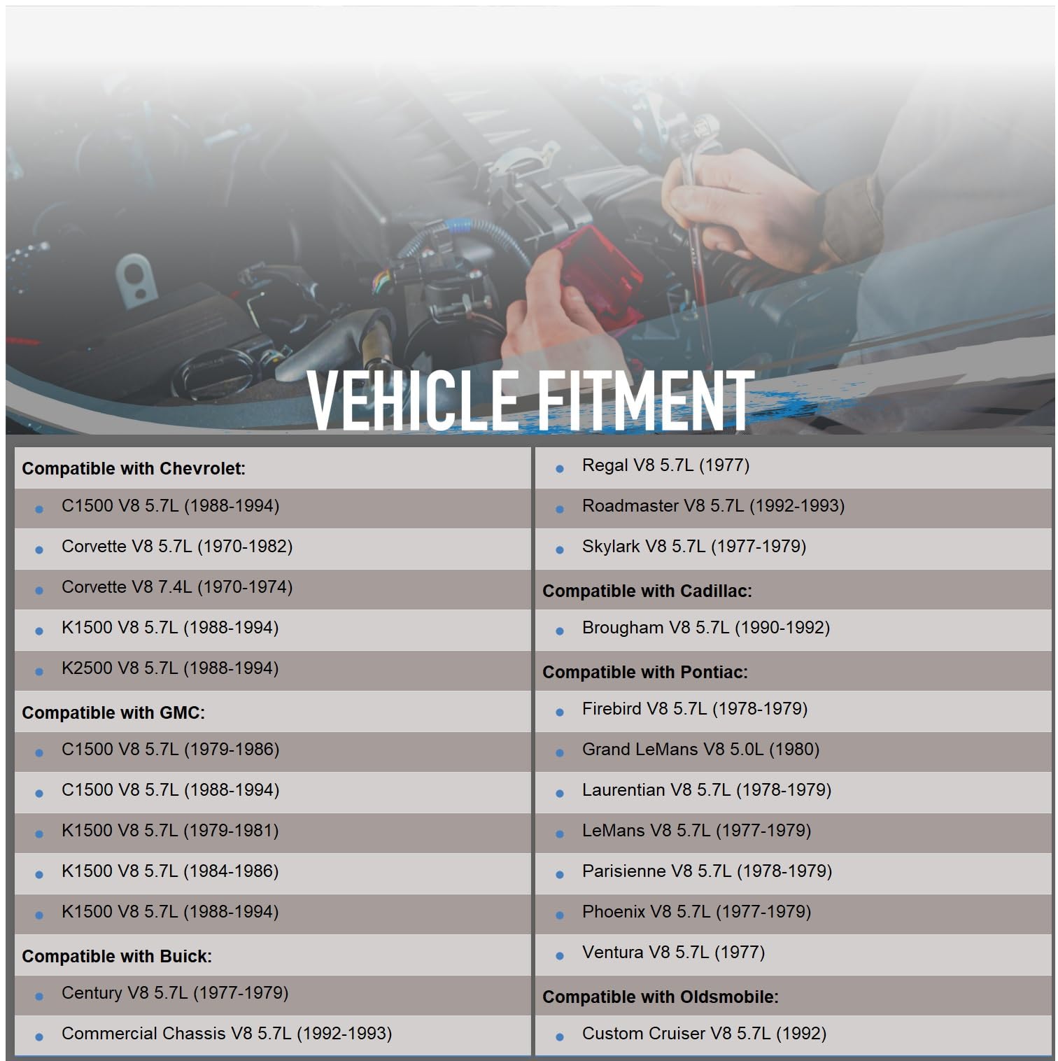 OEG Parts New Starter Compatible with Chevy GMC P Series Truck Van Others 4.3L 5.0L 5.7L 6.6L 7.4L 10455301, 10455305, 10455308,