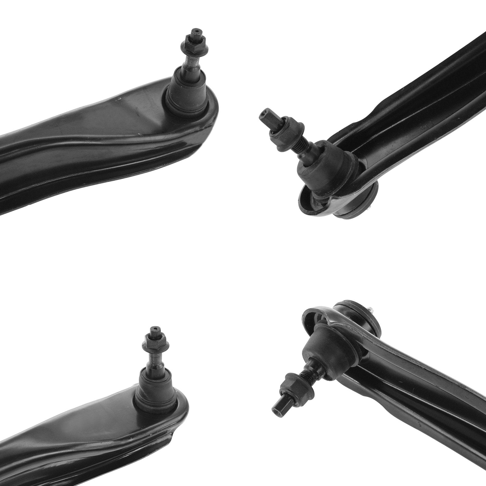 TRQ Rear Control Arm with Ball Joint Set Compatible with 2009-2012 Ford Escape 2009-2011 Mercury Mariner