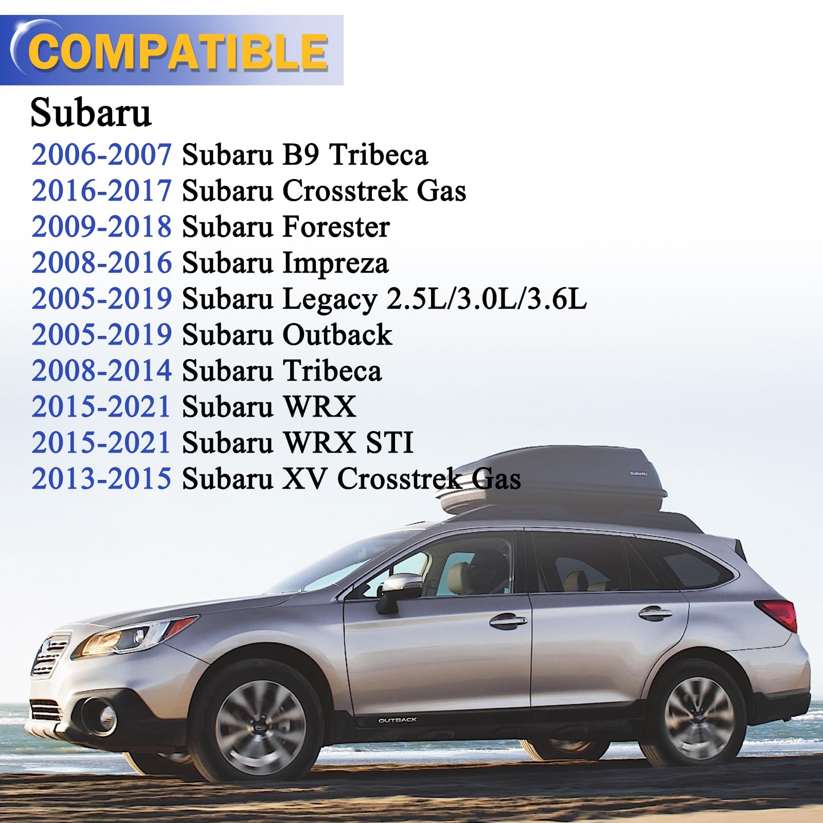 Ca9997 Engine Air Filter For Subaru 2008-2016 Impreza,2009-2018 Forester,2005-2019 Legacy,2005-2019 Outback,2005-2021 Wrx,2006-2