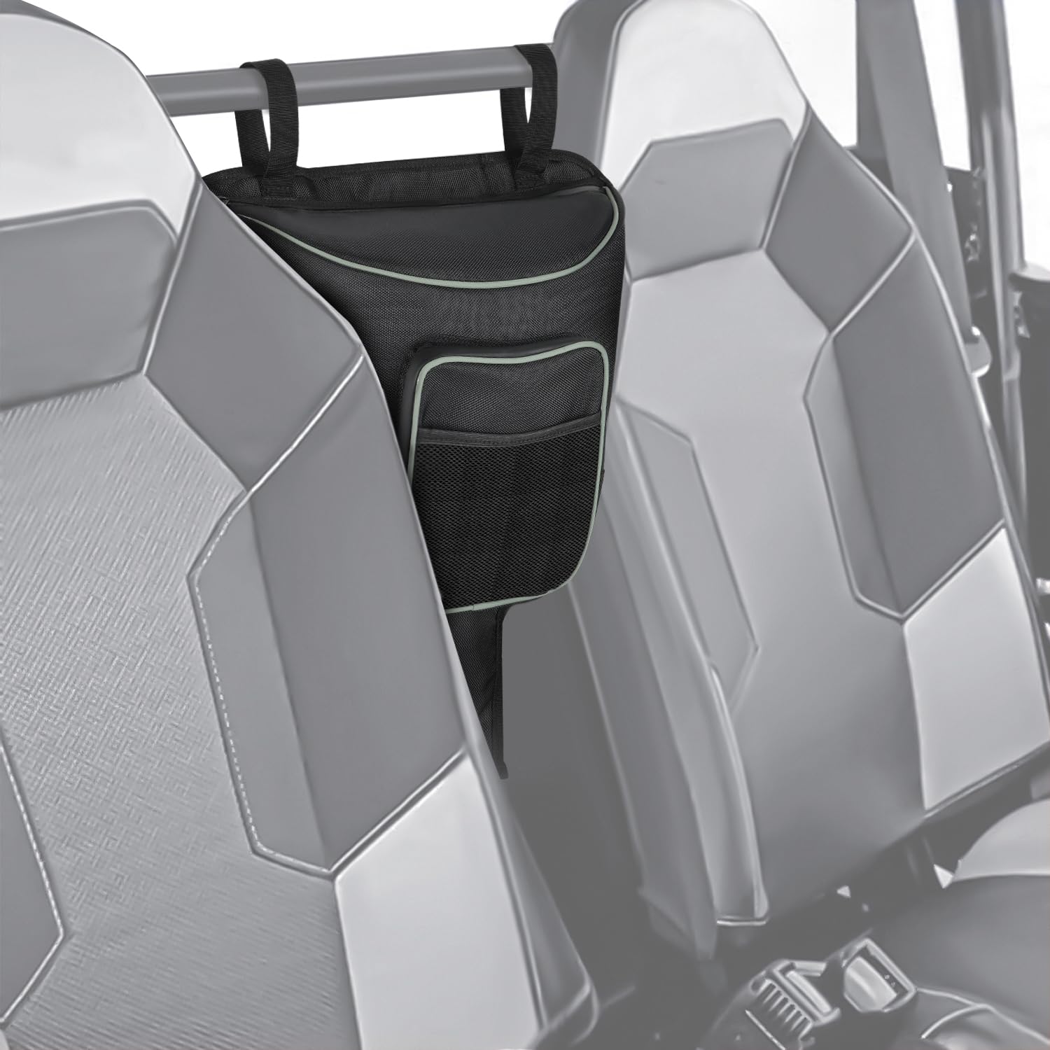 Frokom RZR Storage Bag,1680D UTV Center Bag with Multiple Pockets, UTV Cab Pack Center Seat Bag Fit for Polaris RZR XP 1000 Turb