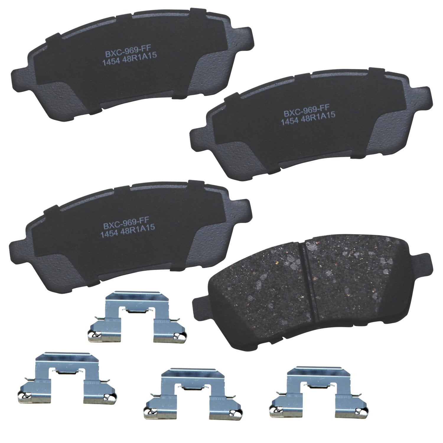 Bendix Premium Sbc1454 Ceramic Front Brake Pads For Ford Fiesta 2019-2011, Fiesta Ikon 2011, Figo 2020-2016, Mazda 2 2015