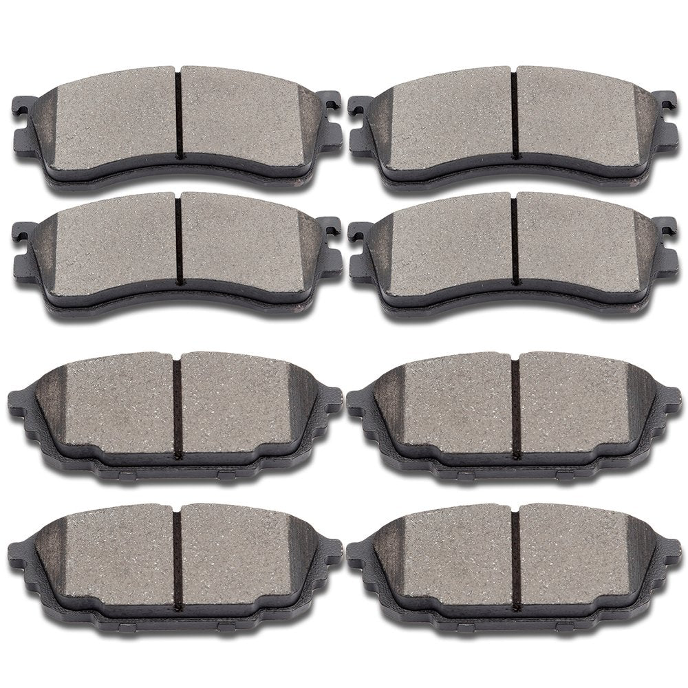 Cciyu D893 D892 Ceramic Front Rear Brake Pad Set Fit For 2001-2003 For Mazda Protege,2002-2003 For Mazda Protege5