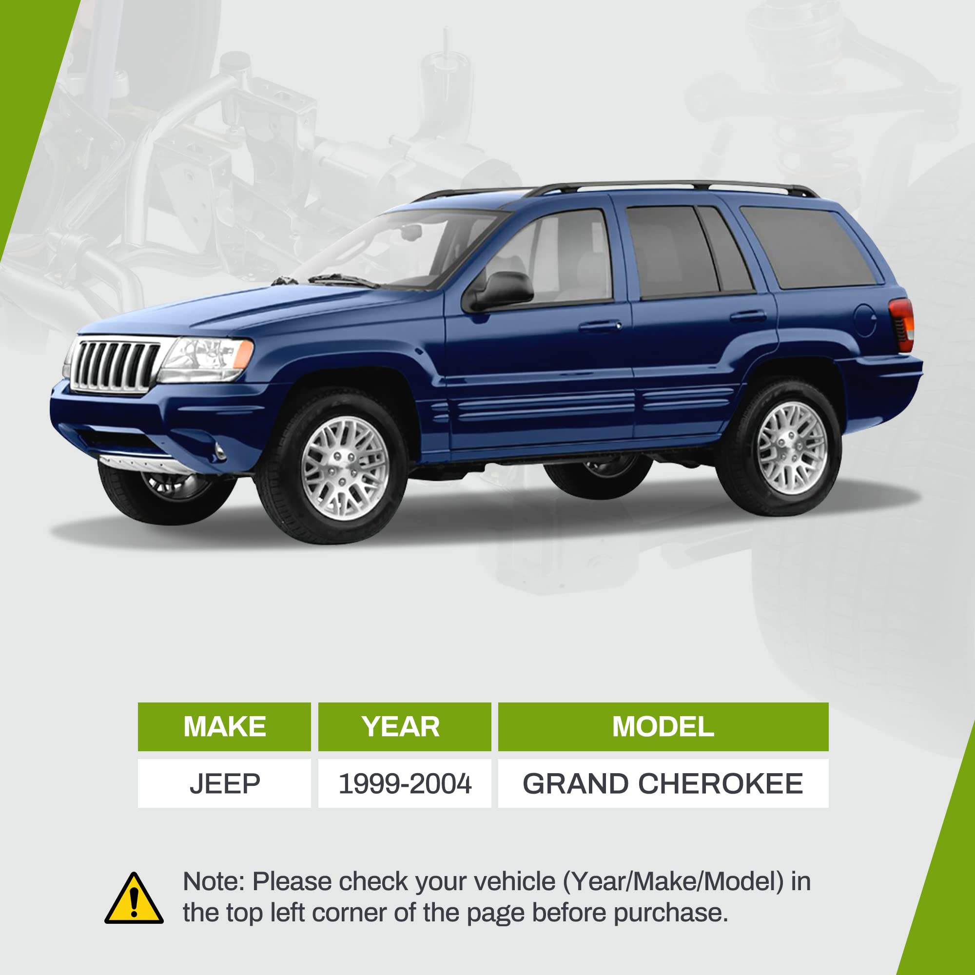 Autosaver88 Rear Control Arms And Ball Joint Compatible With 1999-2004 Jeep Grand Cherokee