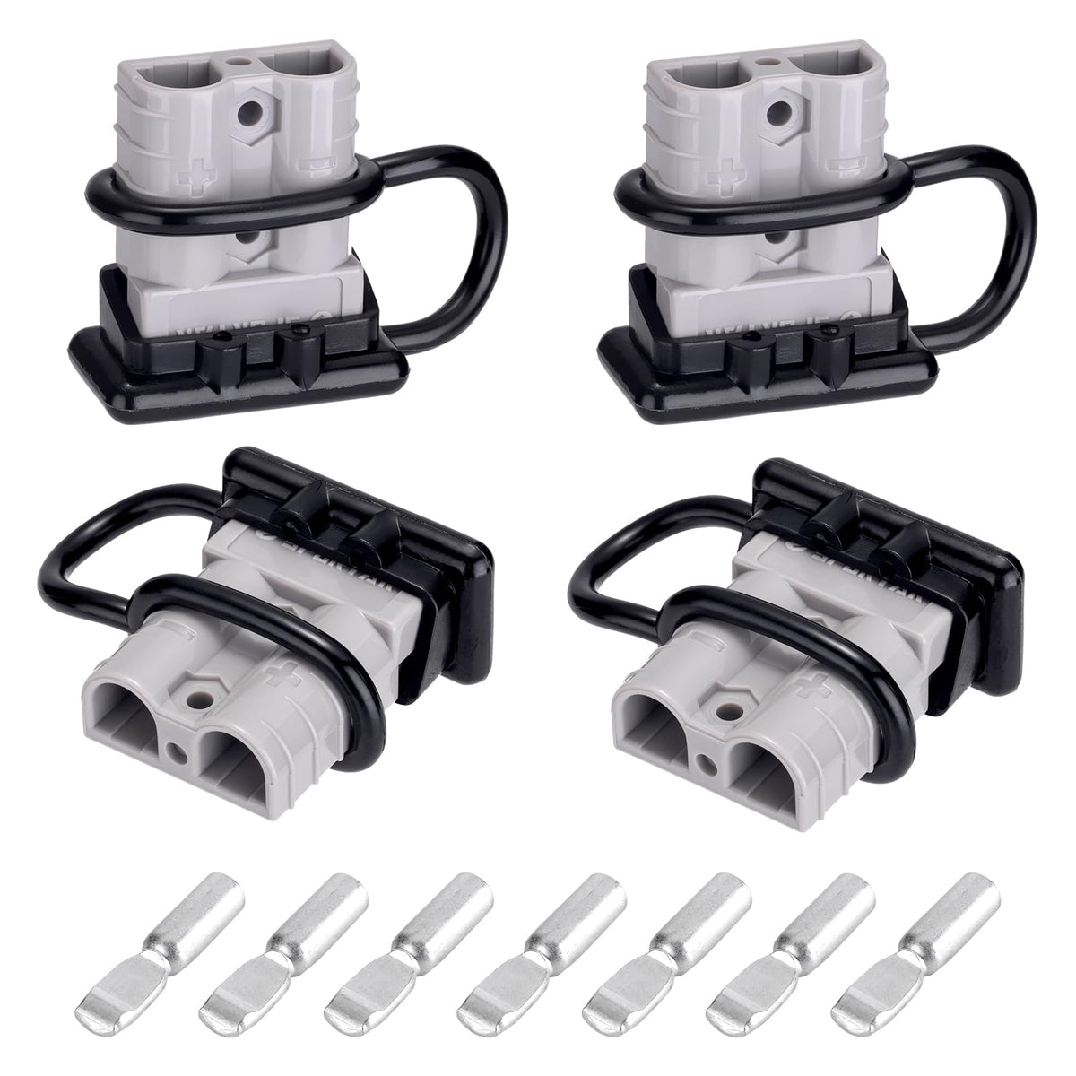 Spurtar 50A 6 Awg Battery Quick Connect(4 Pack) Wire Harness Plug Connector Recovery Winch Trailer|12-36V Dc Winch Plug Quick Di