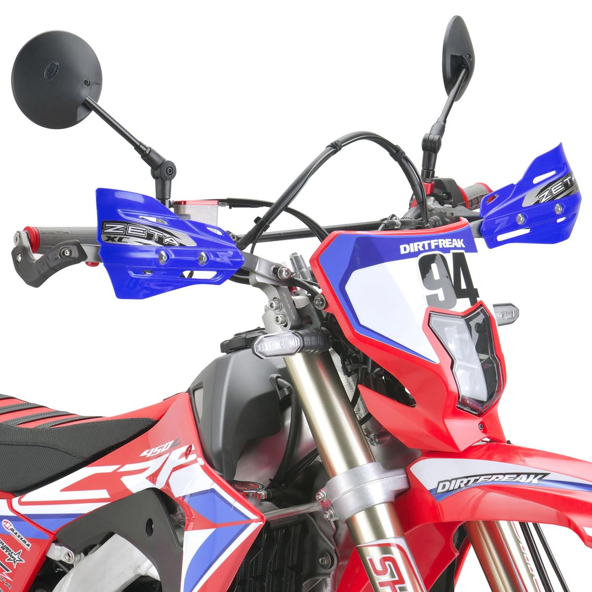 Zeta Xc Protector Blue Hand Shields (Pair) For Armor Handguards