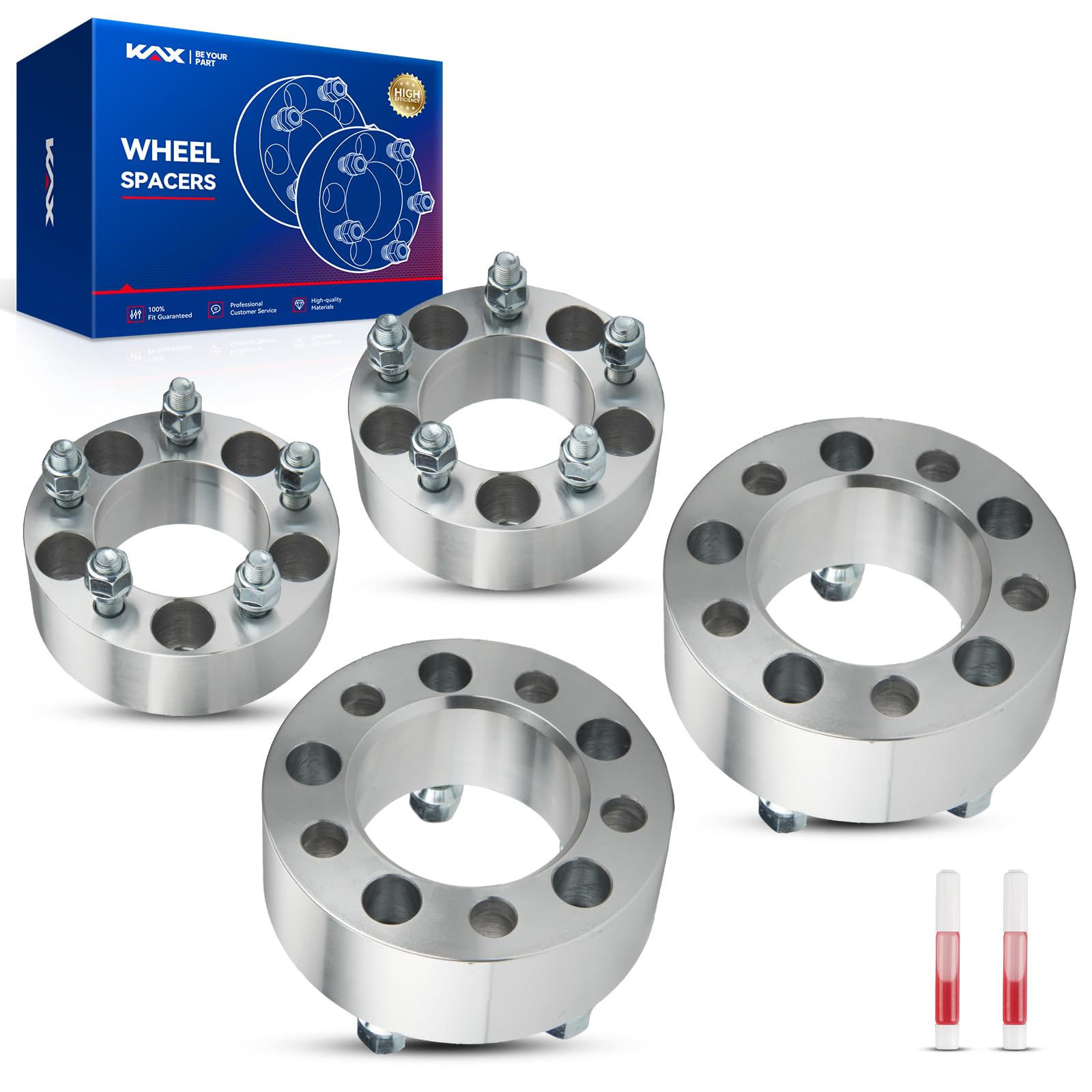 Kax 5X4.5 Wheel Spacers,2 Inch 5 Lug Centric Wheel Spacers Fit For Edge, Ranger, Explorer, Mustang, Liberty, Wrangler, Taurus, C