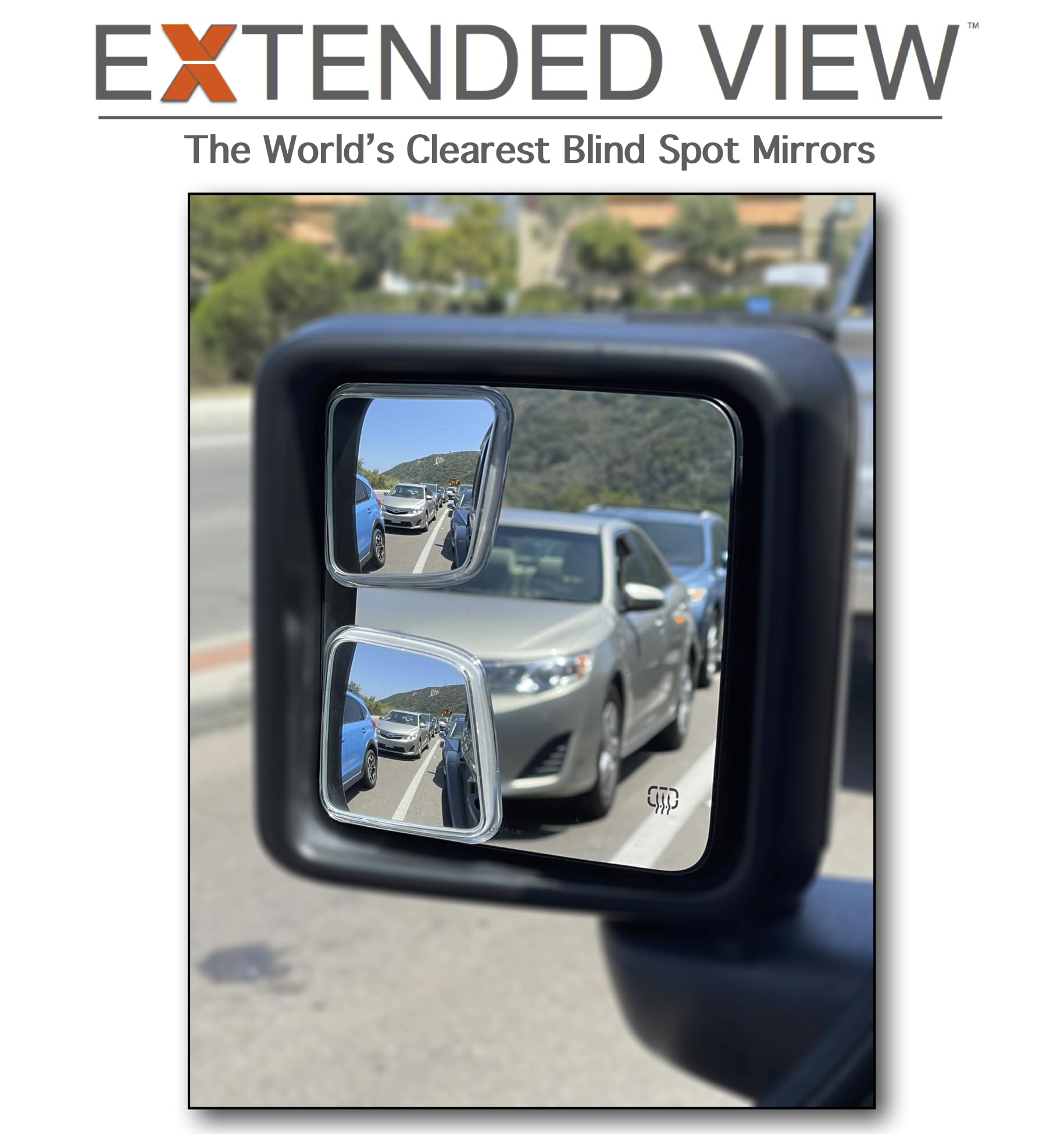 Custom Blind Spot Mirrors- Compatible with 2007-Present Jeep Wrangler | blind spot mirrors compatible with Jeep Wrangler JK and
