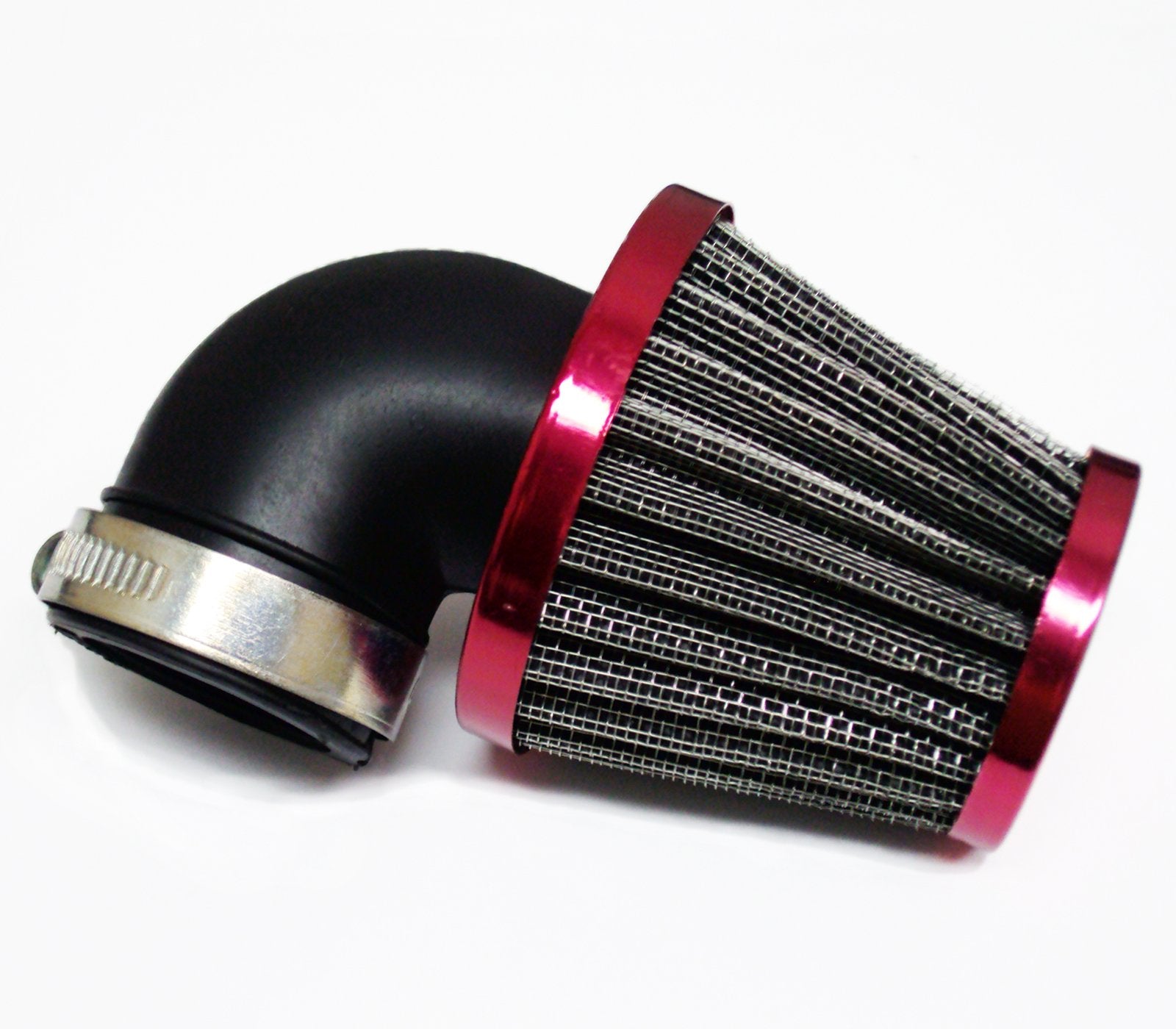 Myk 35Mm Air Filter 50Cc 2 Stroke 90 Degree Angled Scooter Motorcycle Atv Pocket Bike (Red)