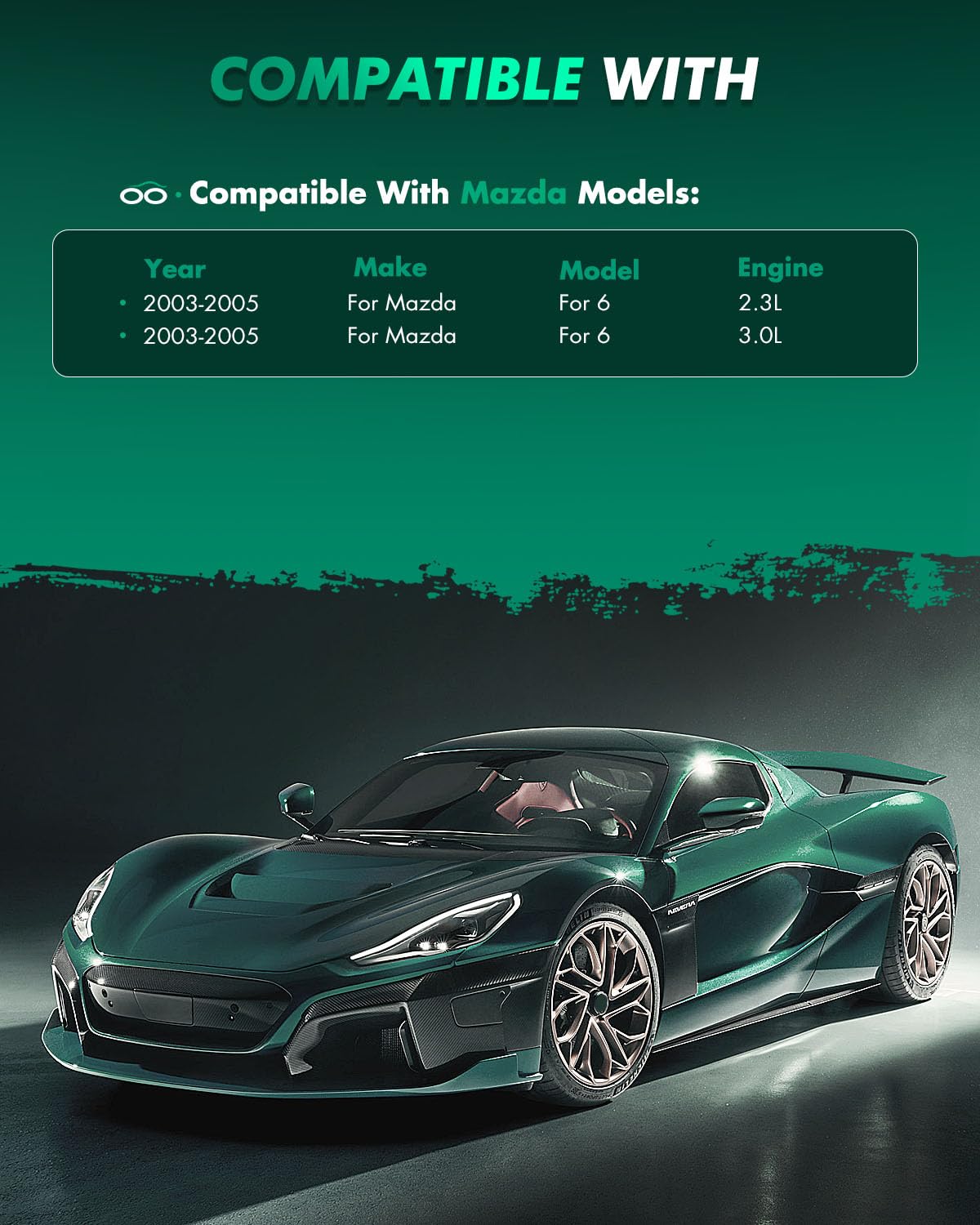 Scitoo D482 D957 Front Rear Ceramic Brake Pads Sets Fit For Mazda 6 2003 2004 2005