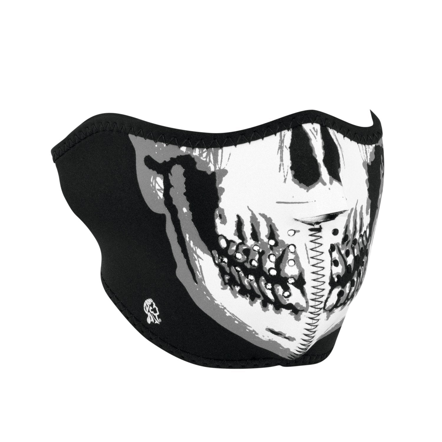 Zanheadgear Half Mask Neoprene Skull Face