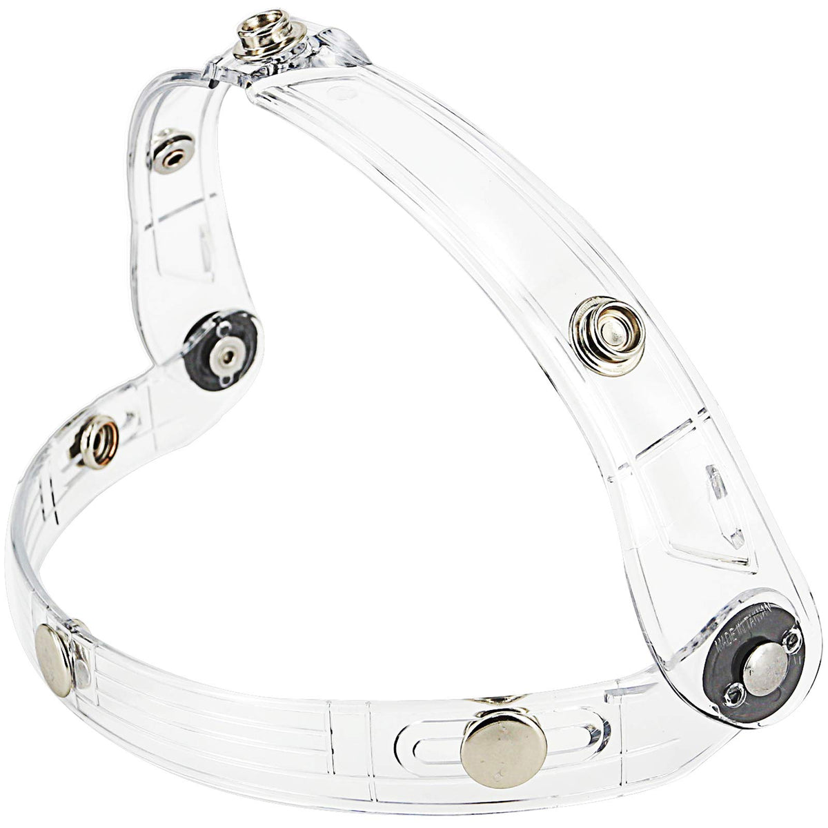 Chern Yueh Adapter Flip Up Base Attachment for 3-Snap Bubble Shield Visor (Clear)