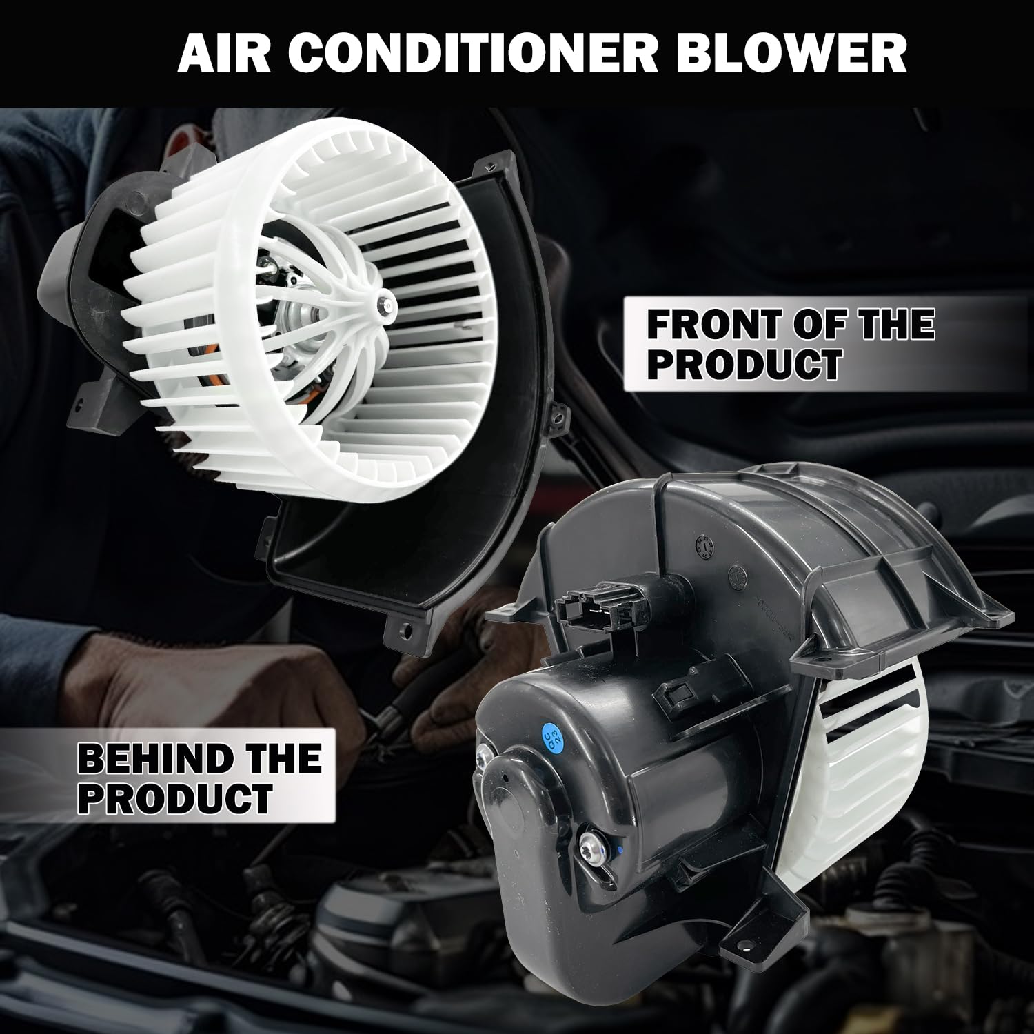 Aspligo 700262 Ac Heater Blower Motor Fan Assembly Fit For Audi Q7 2007-2015 ,For Volkswagen Touareg 2004-2010 4L1820021B, 7L082