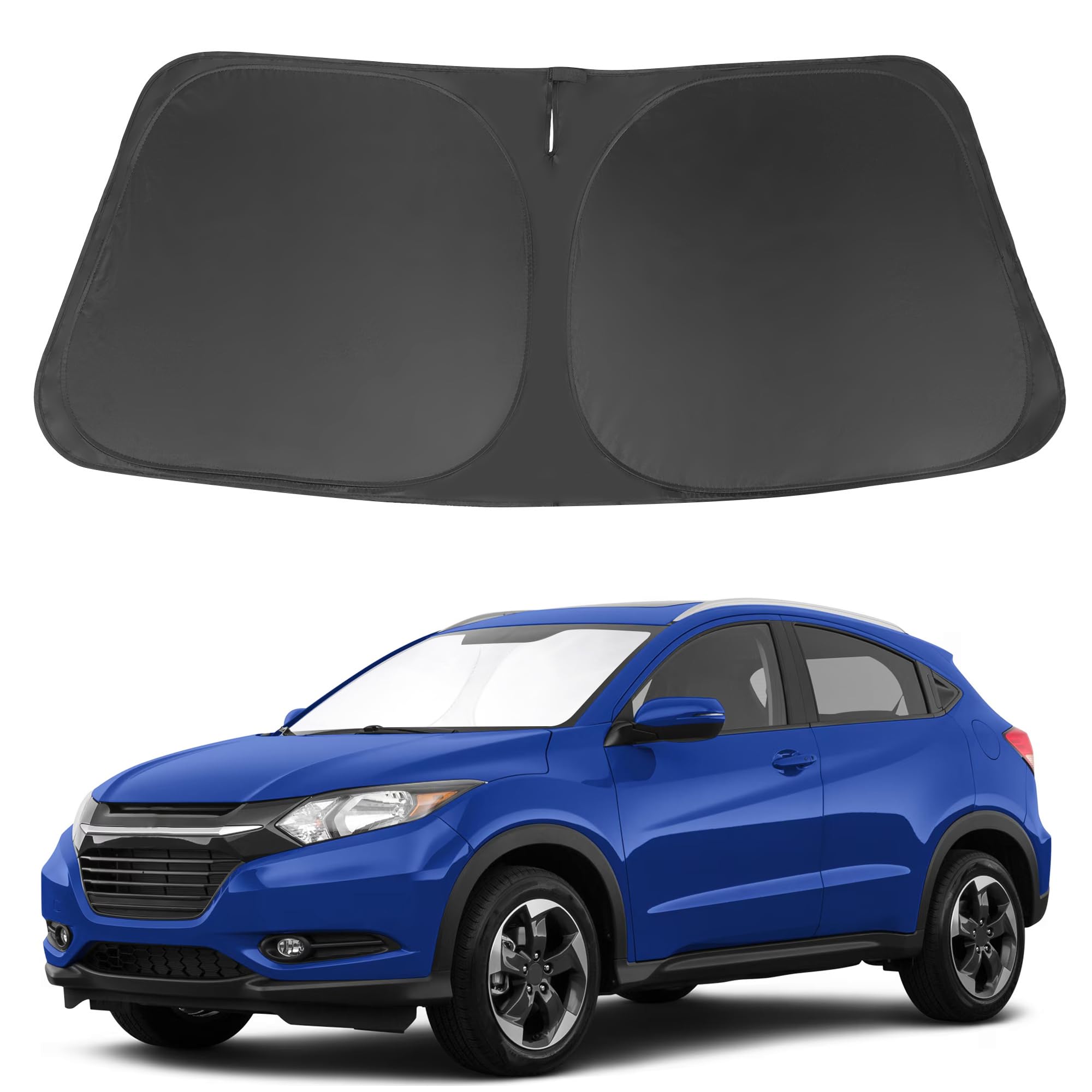 Windshield Sun Shade For Honda Hrv 2016 2017 2018 2019 2020 2021 2022 Hr-V Accessories Foldable Sunshade Sun Blocker Comes With
