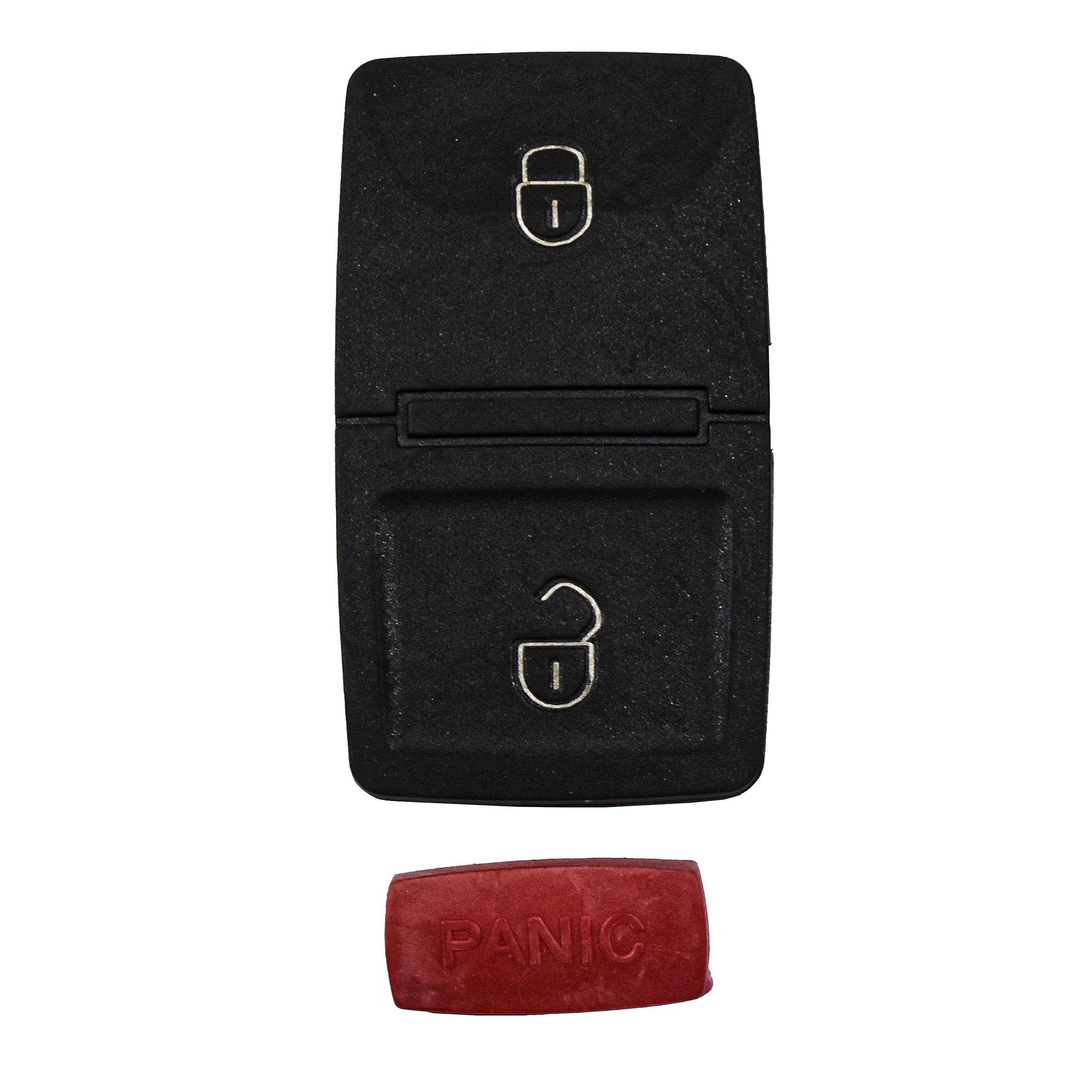 HQRP Key Button pad 2 Buttons + Panica Repair Folding Flip Key FOB Compatible with Seat Ibiza 2002 2003 2004 2005 2006 02 03 04 05 06