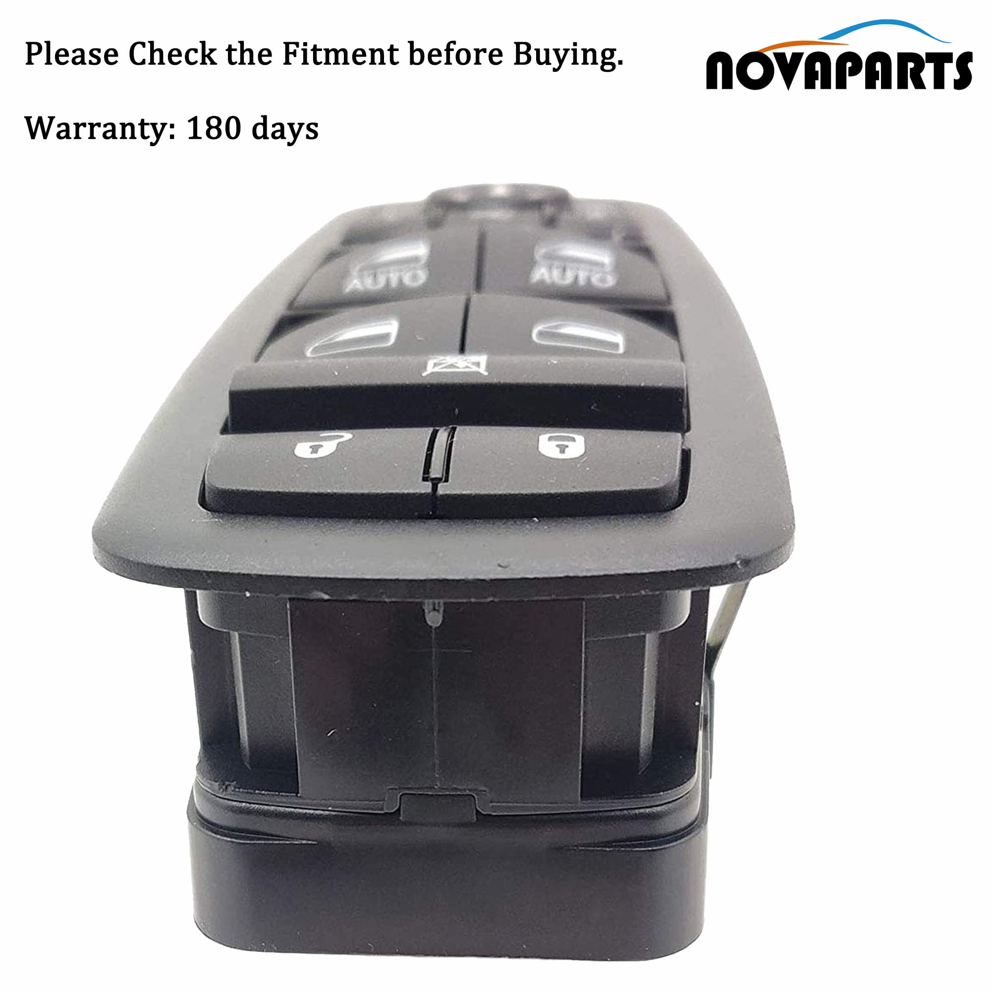 NOVAPARTS 56046826AE Front Left Power Window Control Switch Driver Side for 2016-2018 Ram 1500 2500 3500, 2019-2021 Ram 1500 Cla