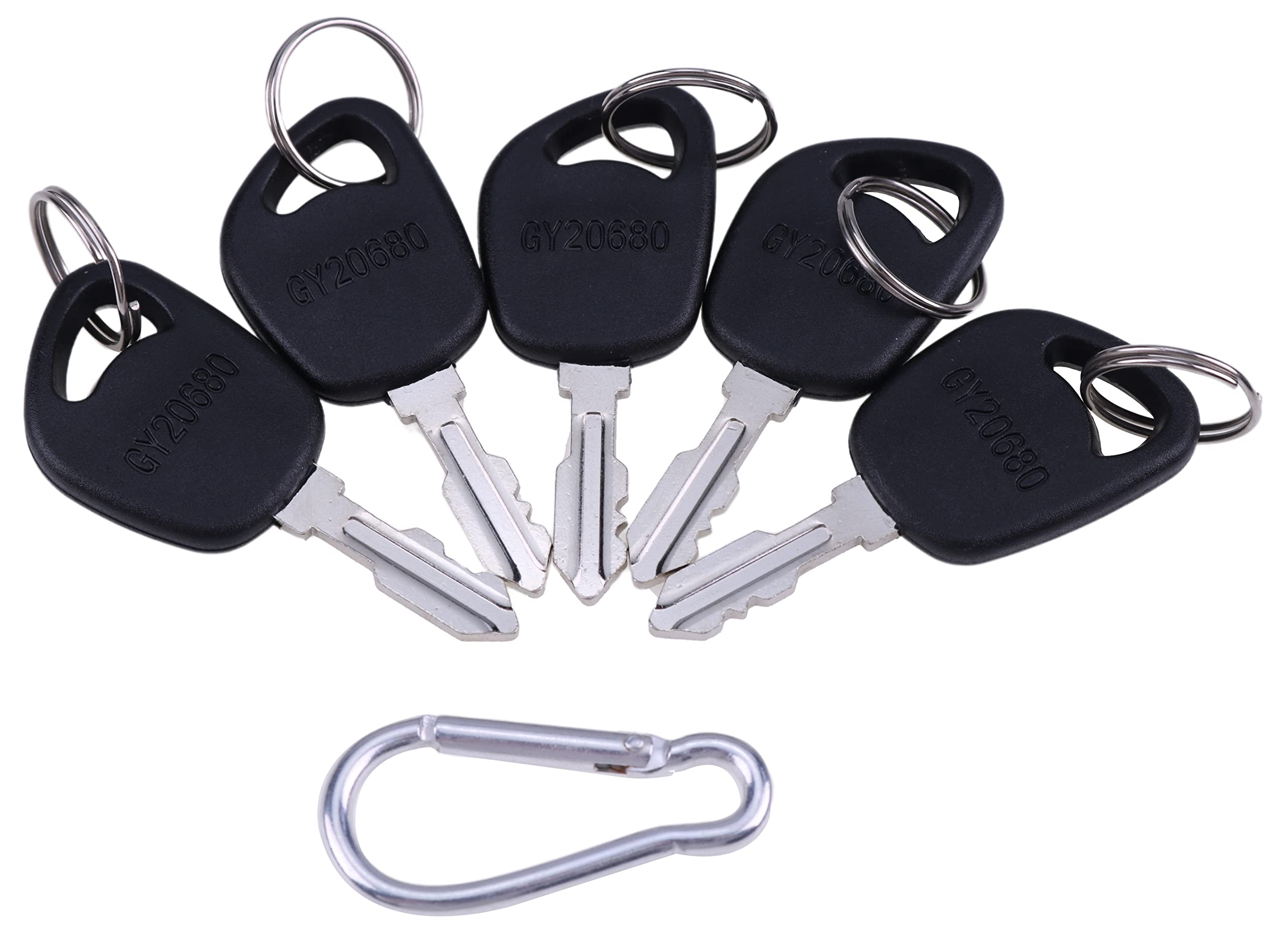 Jeenda (5) Ignition Keys Gy20680 Lva17264 Compatible With John Deere 100 La Lt Sst X Series 1026R L100 L110 L108 L111 L118 L120