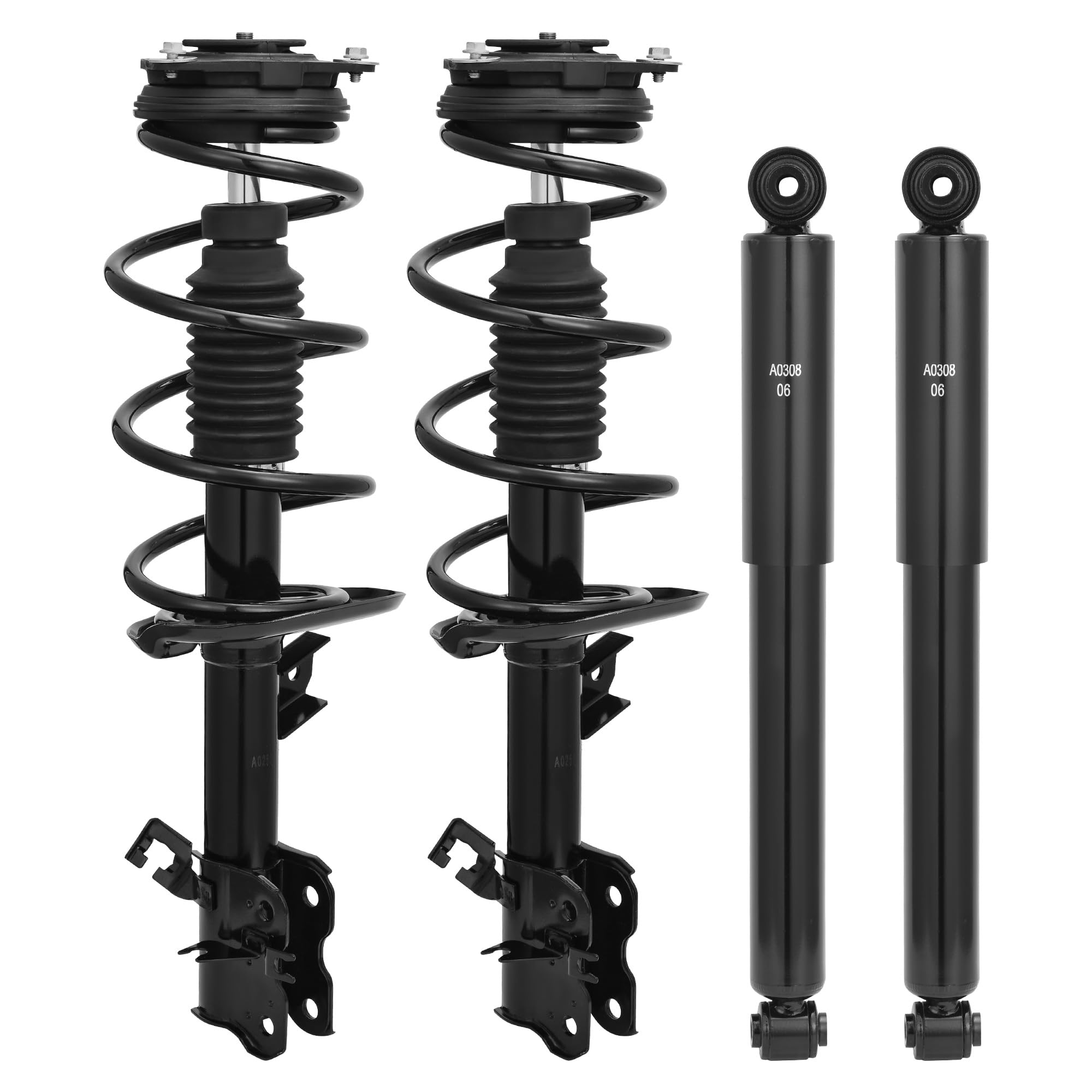 Autosaver88 Front Complete Struts Rear Shocks Assembly Compatible With 2008-2012 Rogue