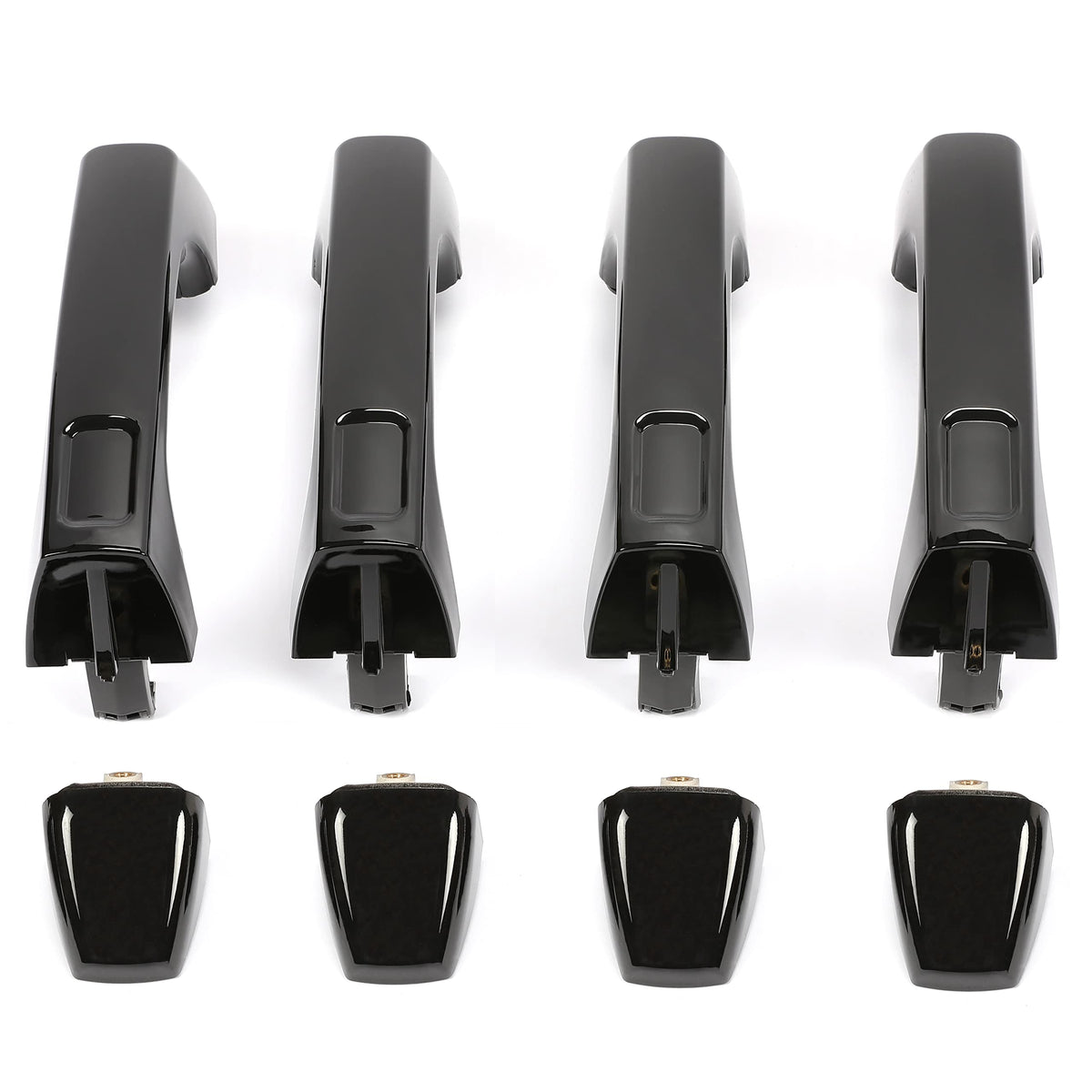 ECOTRIC Exterior Door Handle Compatible with 2006-2010 Hummer H3 & 2008-2010 H3 Alpha & 2007-2009 H3 X & 2009-2010 H3T W/Cap Rep