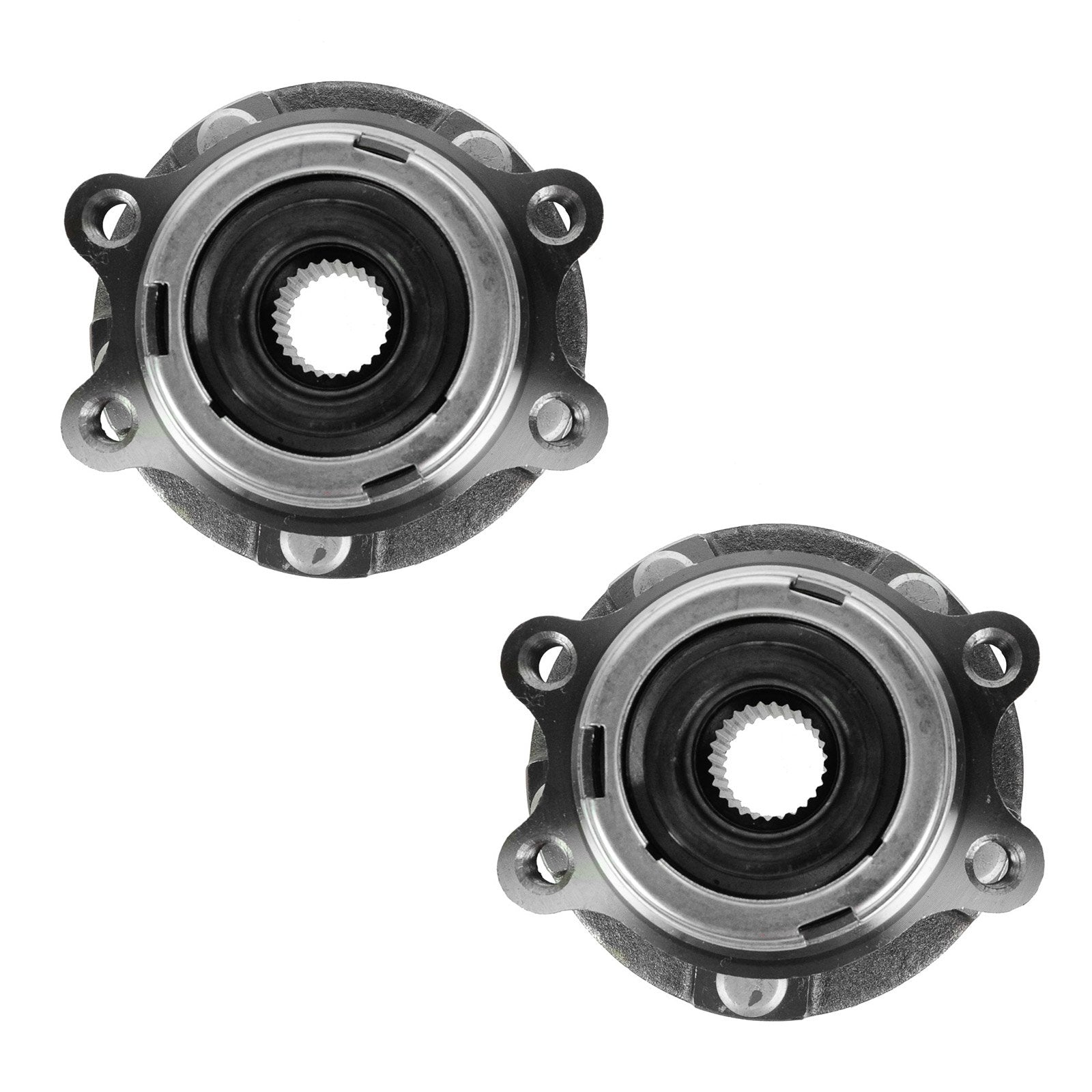 Wheel Bearing & Hub Front Lh Driver Rh Pass Pair For Awd G35 G37 Ex35 M56