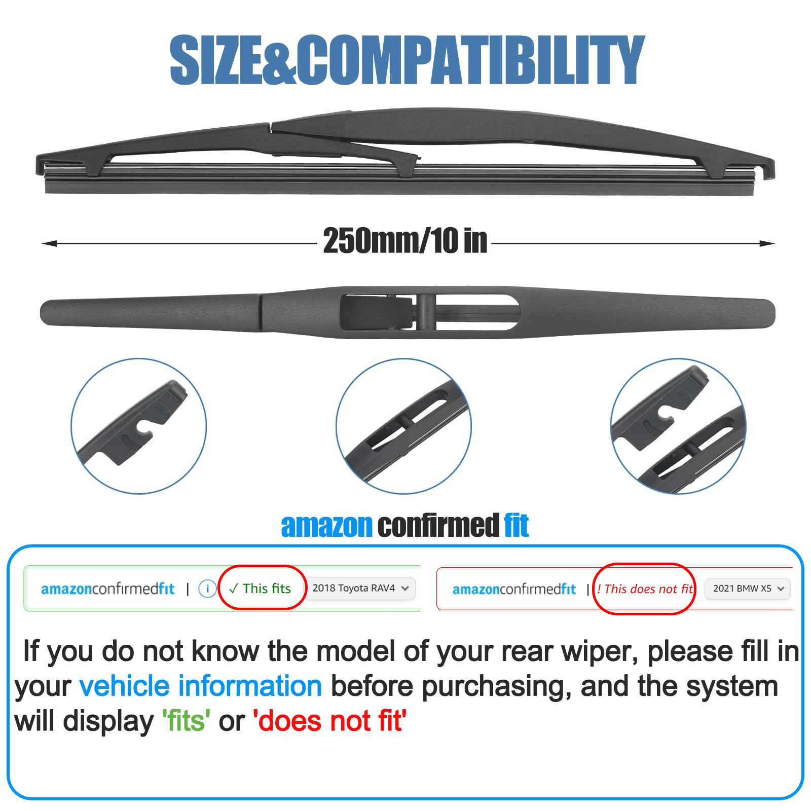 10'' Rear Wiper Blade