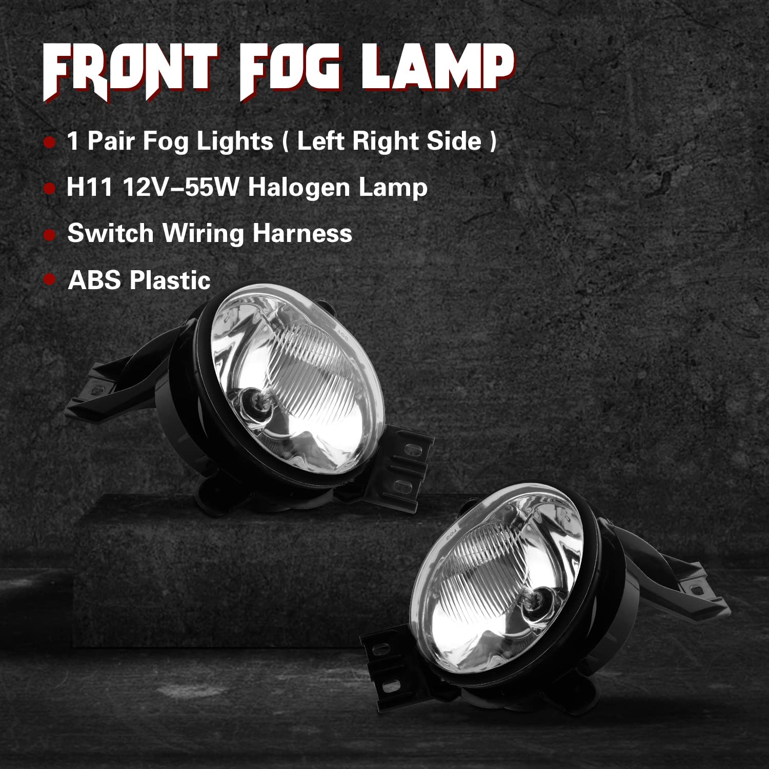 Rp Remarkable Power, Fog Light For 2002-2008 Ram 1500/03-09 Ram 2500/03-10 Ram 3500, 2004 Durango 2Nd Generation, 05-06 Durango