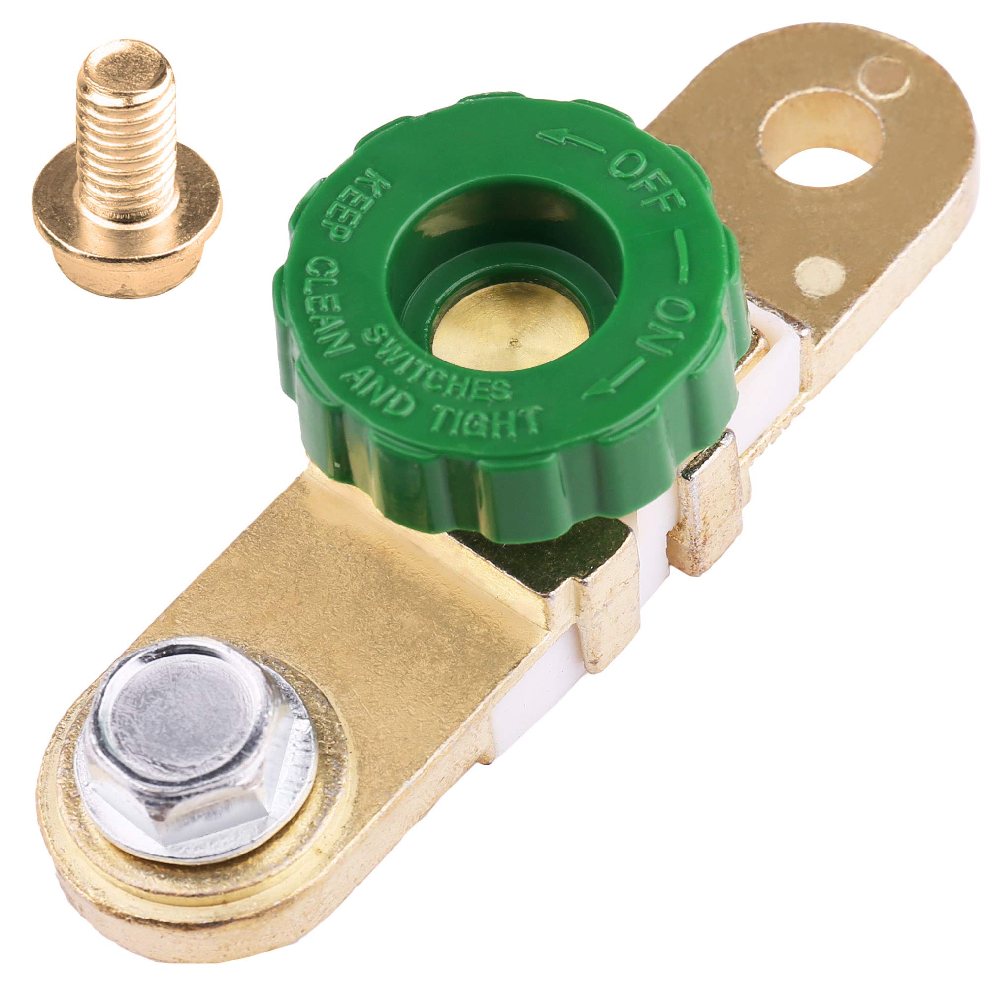 Lotfancy 12V-24V Side Post Car Battery Disconnect Switch For Auto Truck Vehicle Rv Boat Marine, Car Battery Terminal Link Switch