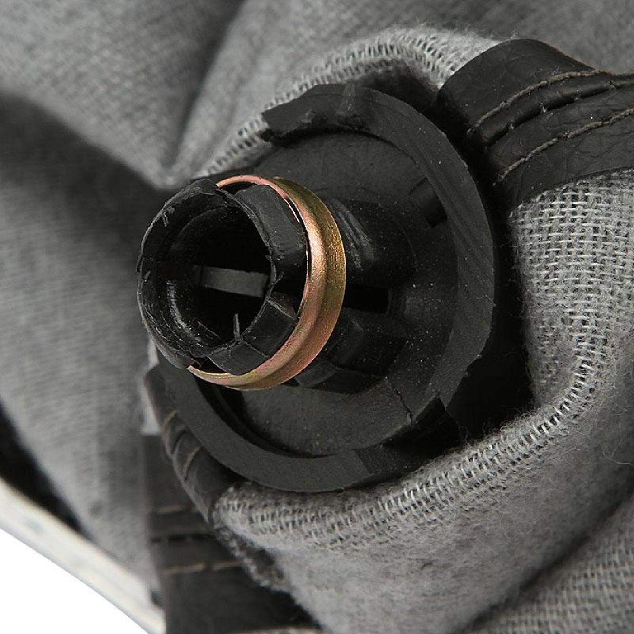 Partol 5 Speed Manual Shift Knob Boot, Car Gear Shifter Knob Gaiter Stick Head Lever Pu Leather For Vw Volkswagen Mk4 Golf/Gti/R