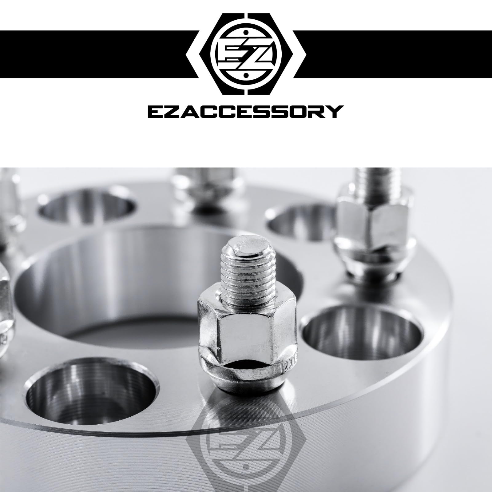 Ezaccessory 2 Wheel Adapters 5X4.5 To 5X4.5 (5X114.3 To 5X114.3) Thickness 2 Inch - 1/2'' Studs