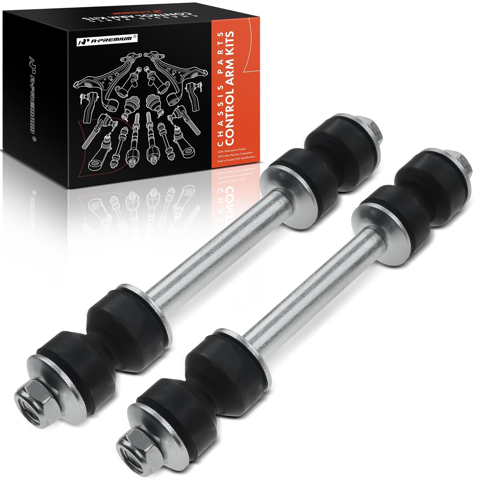 A-Premium 2Pcs Front Sway Bar Links Stabilizer Bar Links, Compatible with Ford F-150 97-03, F-150 Heritage 04, F-250 97-99, Expe