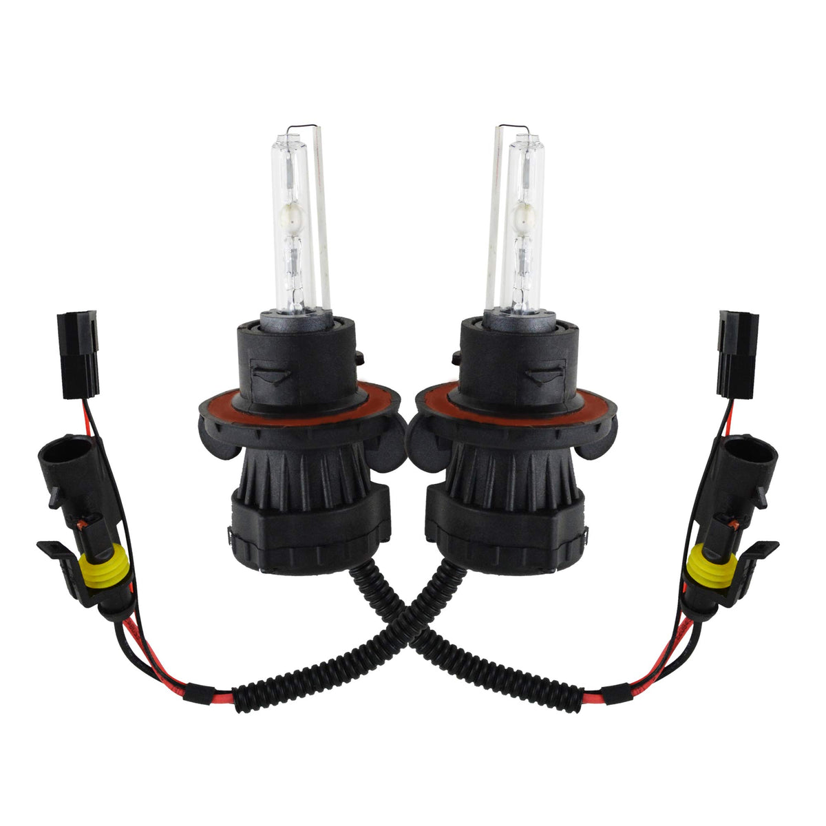 Innovited 55W Hid Xenon Bi-Xenon Hi/Lo Replacement Bulbs - H13 9008 - 6000K (1 Pair)