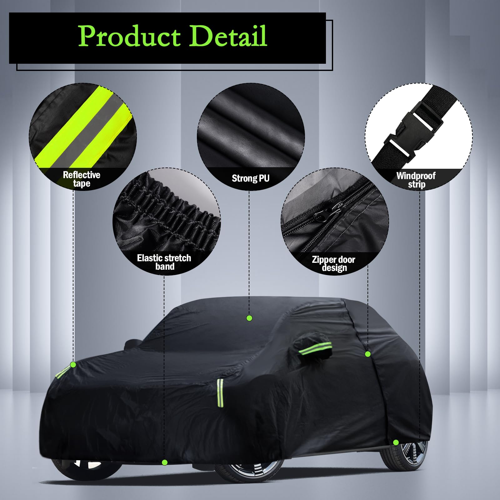 Car Cover Custom Fit For 2014-2025 Mini Cooper/Cooper S/Hardtop/Clubman/Countryman 4 Door, Waterproof All Weather Full Exterior