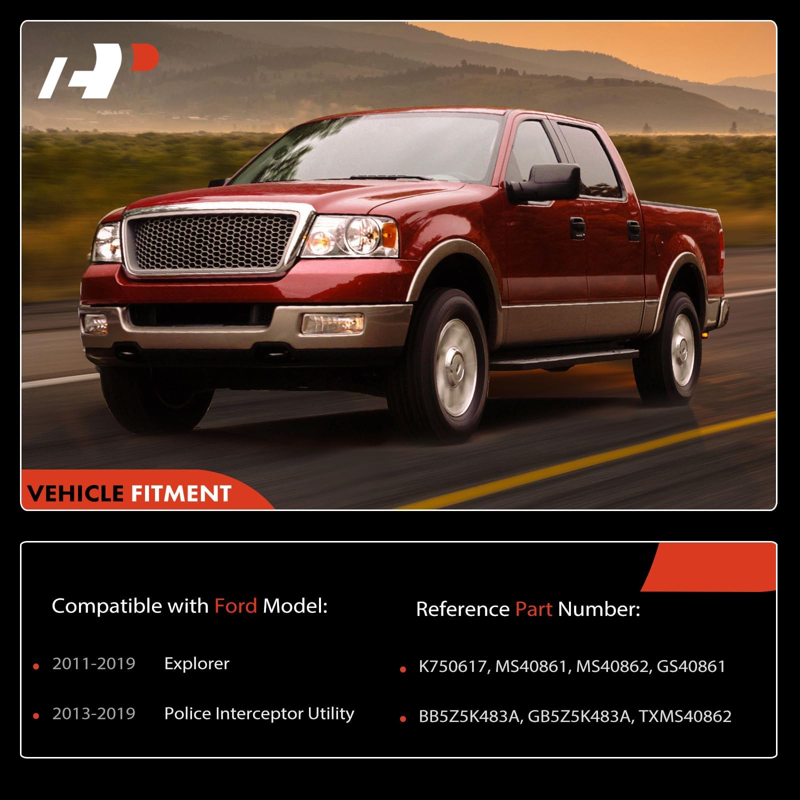 A-Premium 2Pcs Front Sway Bar End Links Stabilizer Bar Links, Compatible With Ford Explorer 2011-2019, Police Interceptor Utilit