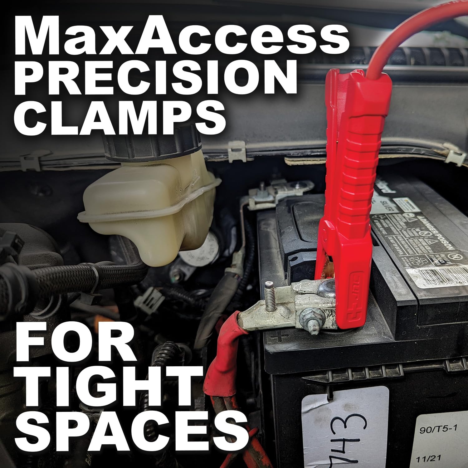 Clore Automotive Jnc325 Jump-N-Carry 2000A 12 Volt Jump Starter For Up To 8.0L Gasoline And 6.0L Diesel Engines