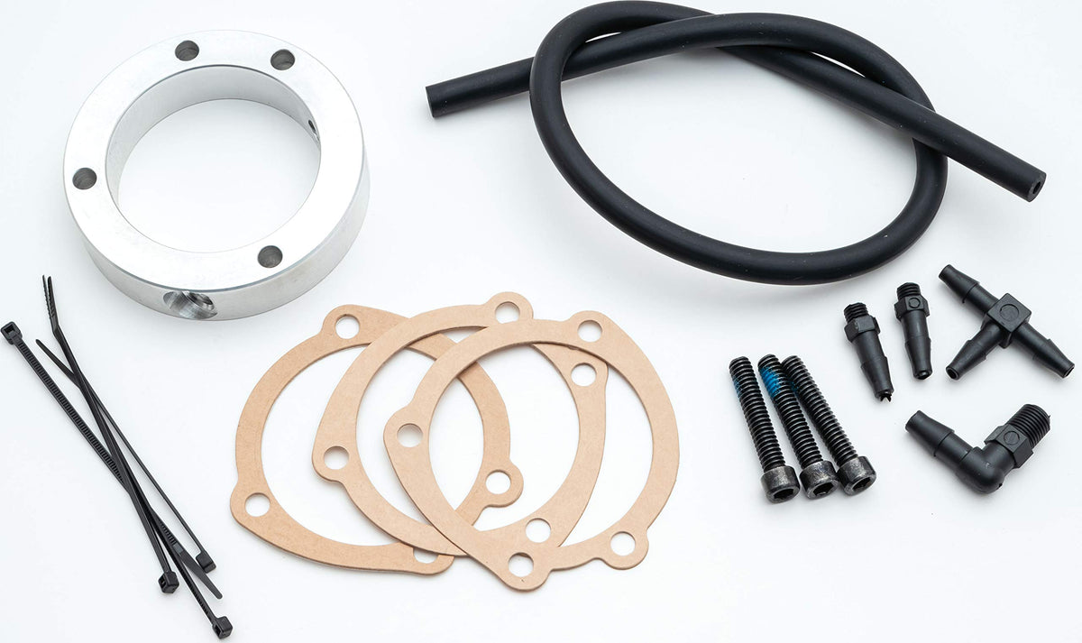 Kuryakyn 9928 Motorcycle Performance Accessory: Crankcase Breather Kit For 2007-19 Harley-Davidson Xl Motorcycles , Black