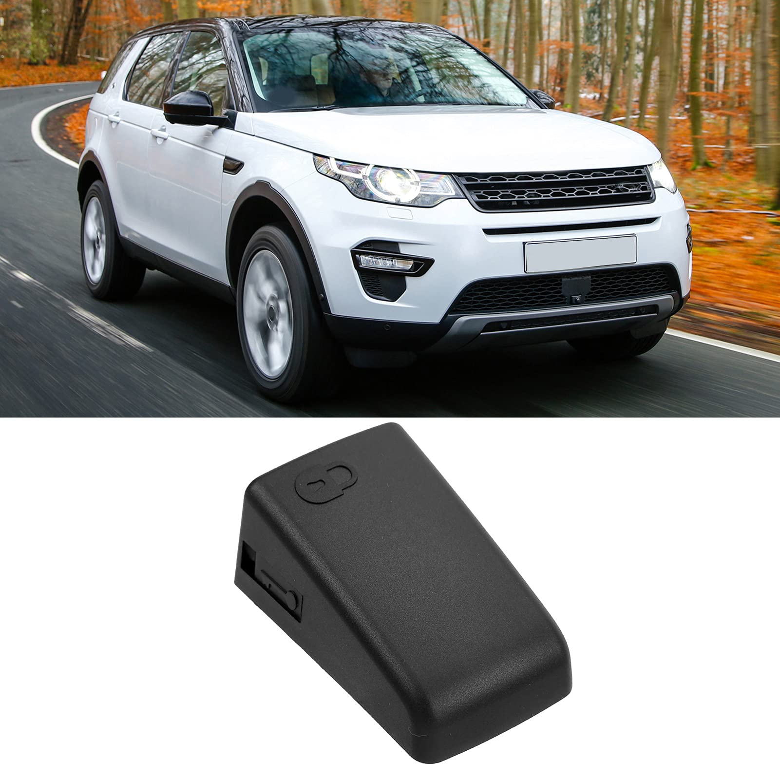 Qiilu Car Door Driver Handle Cover,Door Driver Left Handle Cap Lr032995 Fit For Land Rover Lr2 2008-2013/Lr3 2005-2009/Lr4 2010-2013