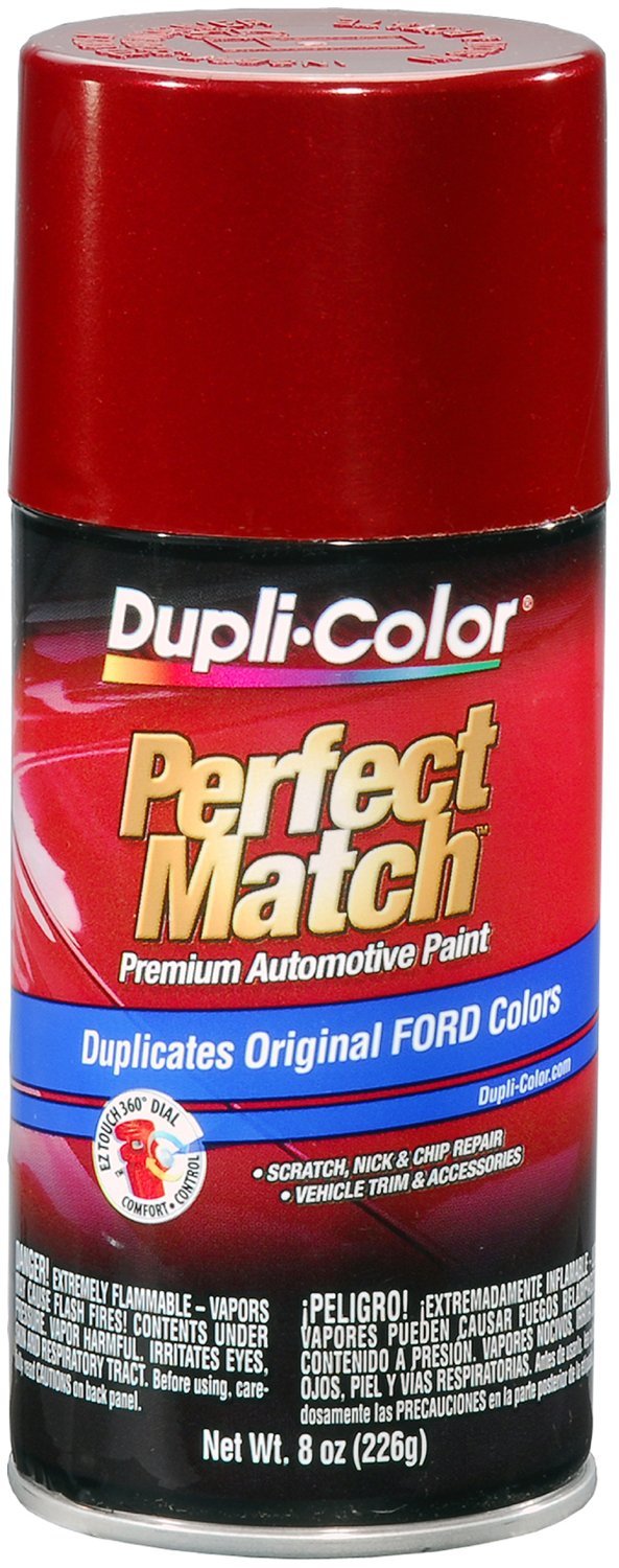 Dupli-Color (Ebfm03447-6 Pk) Toreador Red Metallic Ford Exact-Match Automotive Paint - 8 Oz. Aerosol, (Case Of 6)