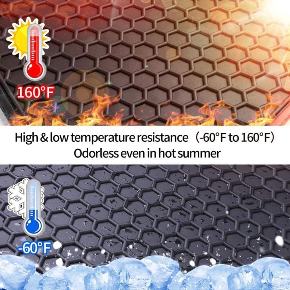 San Auto Car Floor Mats Custom Fit For Toyota Camry 9Th 2025 Full Black Rubber Car Floor Liners Set All Weather Season Protectio