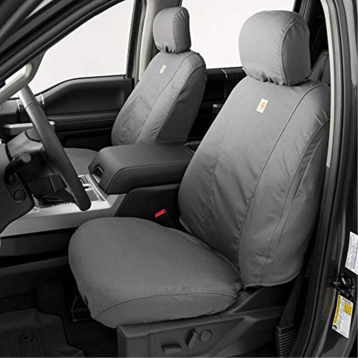 Covercraft Carhartt Seatsaver Custom Seat Covers | Fits 2019-2025 Ford F-250/F-350/F-450/F-550 Crew Cab | 2Nd Row 60/40 Bench Se