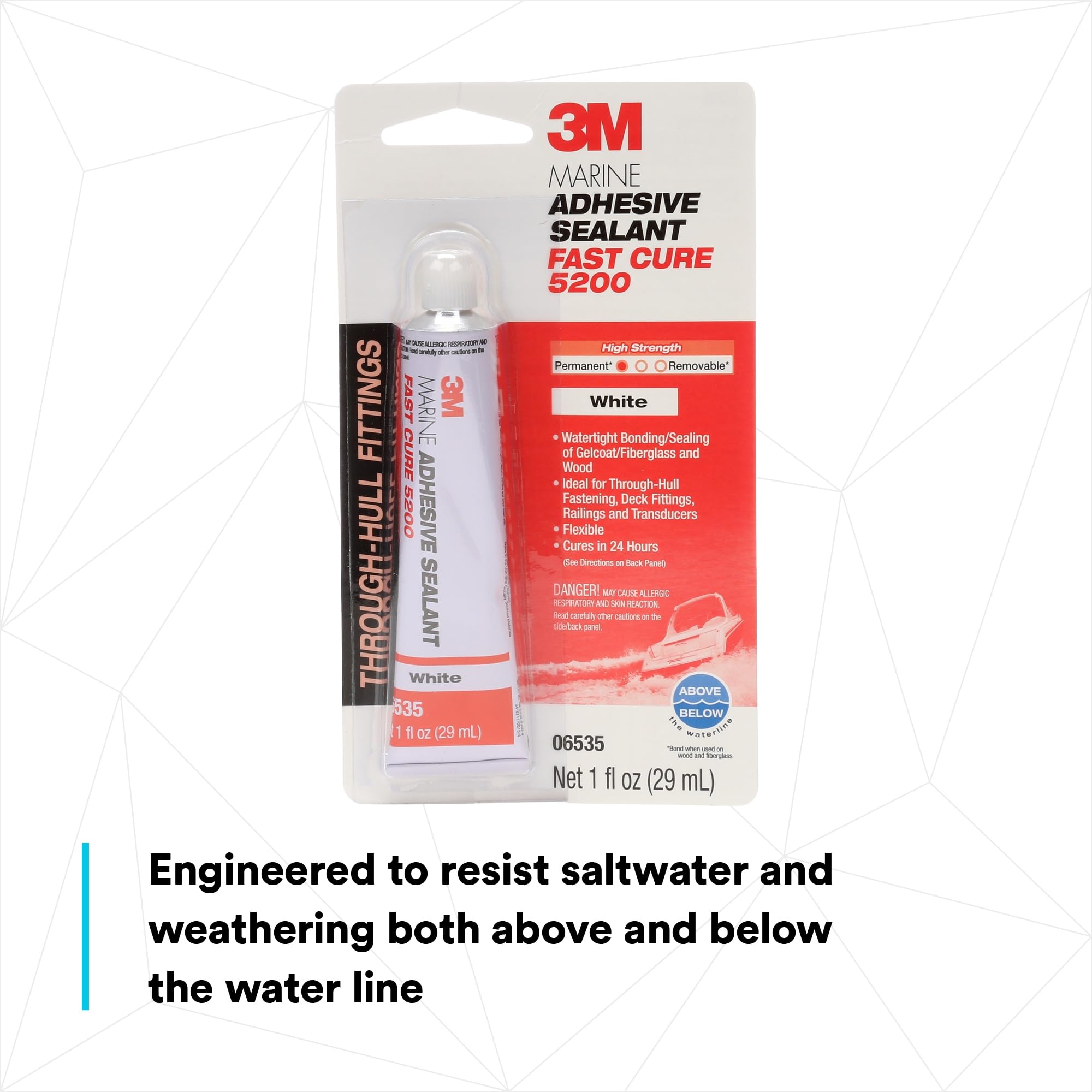 3M 05220 Marine Adhesive/Sealant Fast Cure 5200