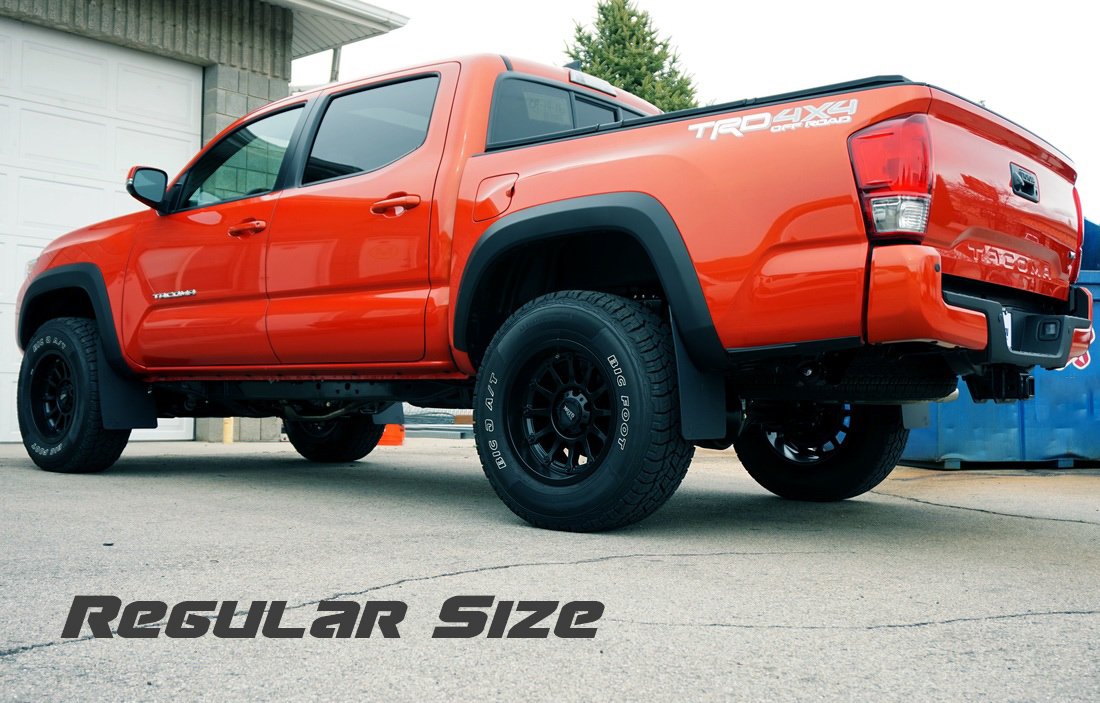 Rokblokz Mud Flaps For Toyota Tacoma - Fits 2016+ Model Years - Multiple Colors Available - Set Of 4 - Includes Hardware And Det