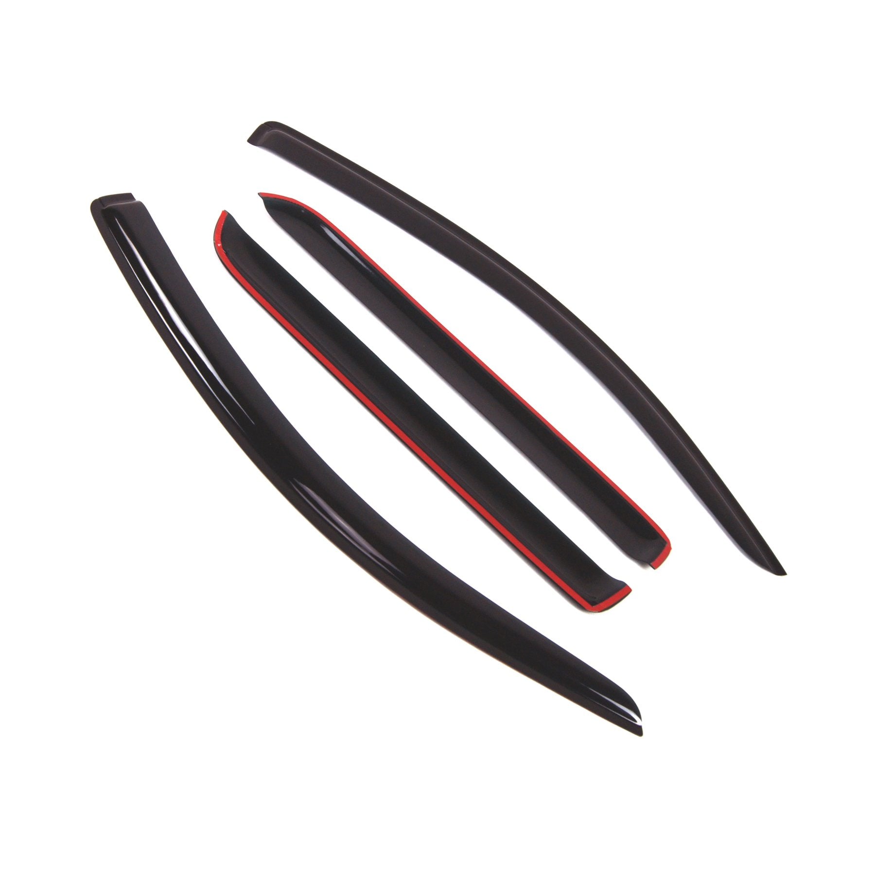 Car Window Rain Guard | Outside Mount Visors Auto Side Window Deflectors | Windows Visor Rain Shields Compatible With 2008-2016