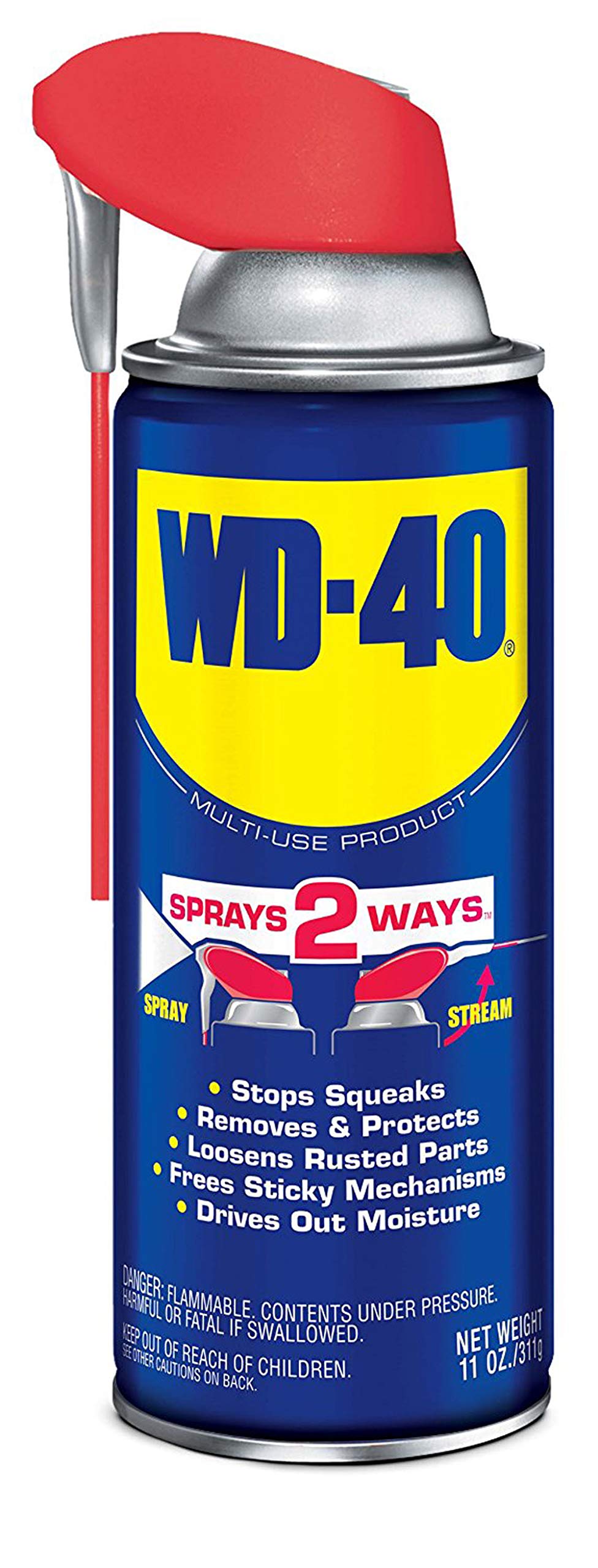 Wd-40 Multi-Use Product With Smart Straw Sprays 2 Ways, 11 Oz