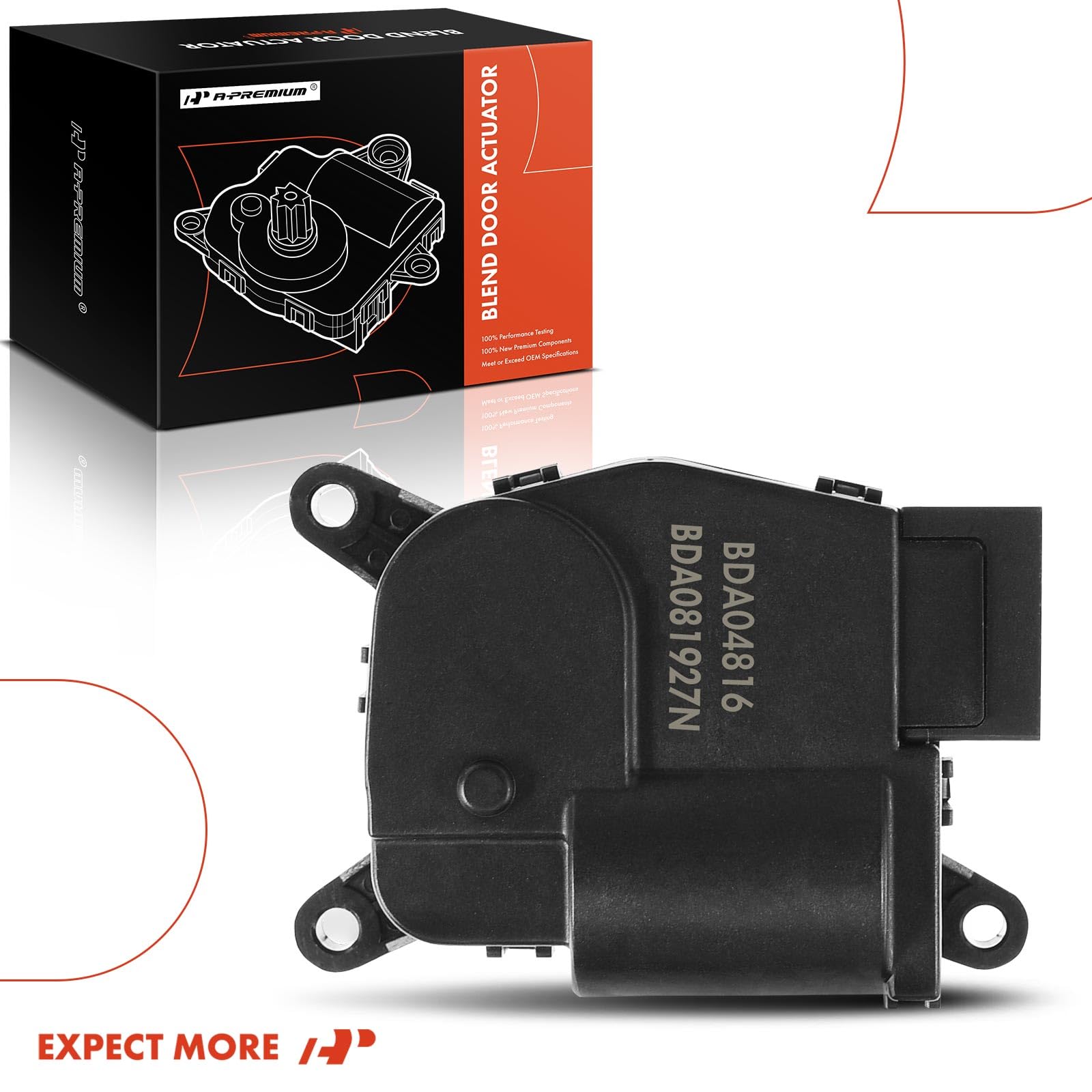 A-Premium Hvac Heater Blend Door Actuator, Compatible With Volkswagen Jetta 2015-2018 Tiguan Cc 2012-2017 Caddy 2011-2019 Eos &