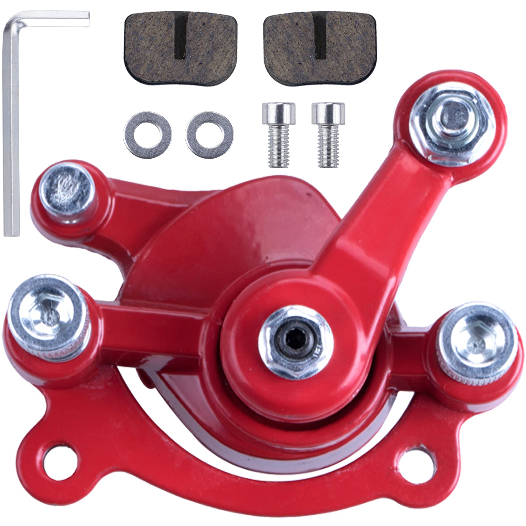 Mwmnun Rear Disc Brake Caliper With Brake Pads Replacement Compatible With Baja Doodlebug Dirtbug 97Cc 2.8Hp Db30 Kids Mini Dirt