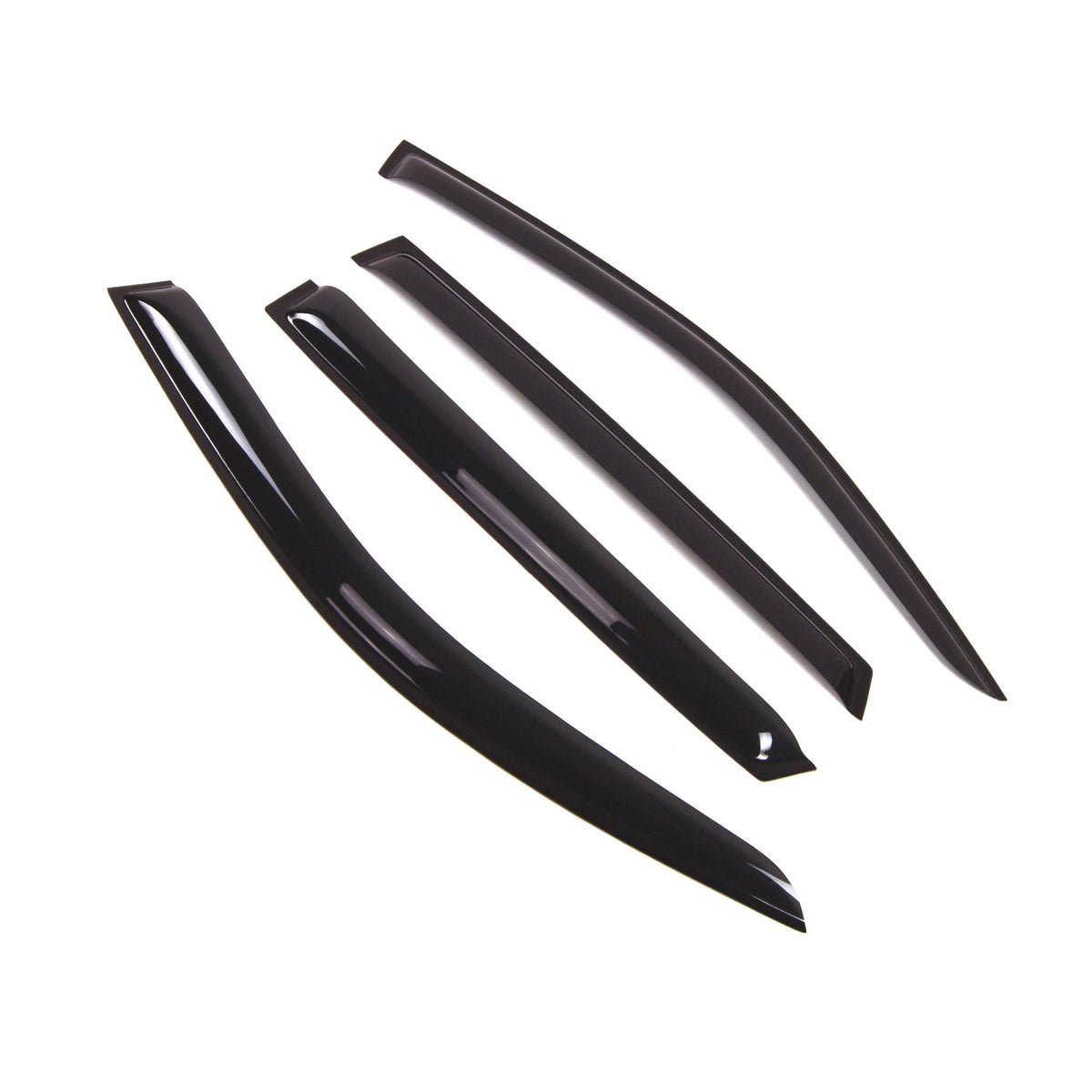 Tuningpros Outside Mount Window Vent Visors Rain Guards Compatible With Hyundai Tucson 2005-2009 | Side Window Wind Deflectors R