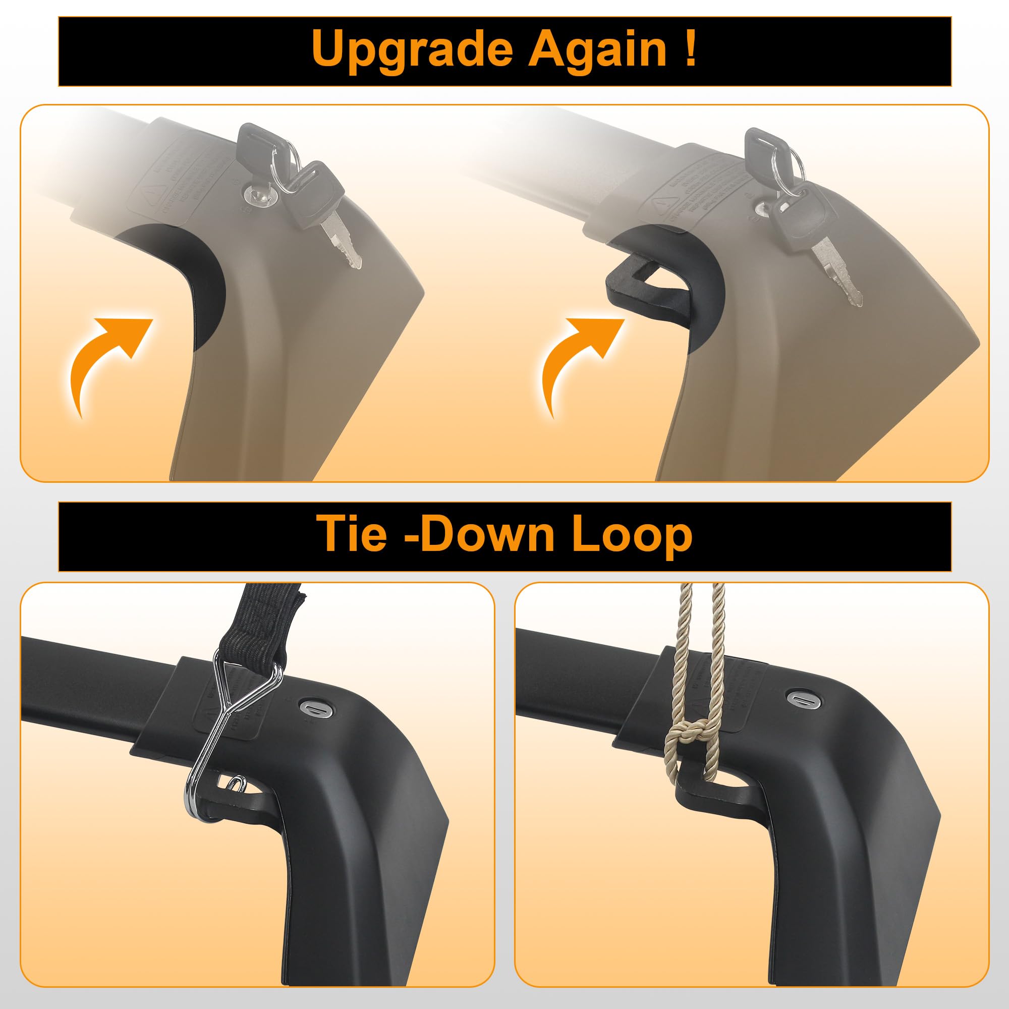 Autekcomma Heavy Duty Roof Rack Cross Bars Replacement For Highlander 2020-2025(Not Fit Le Models & Grand Highlander),Anti-Theft